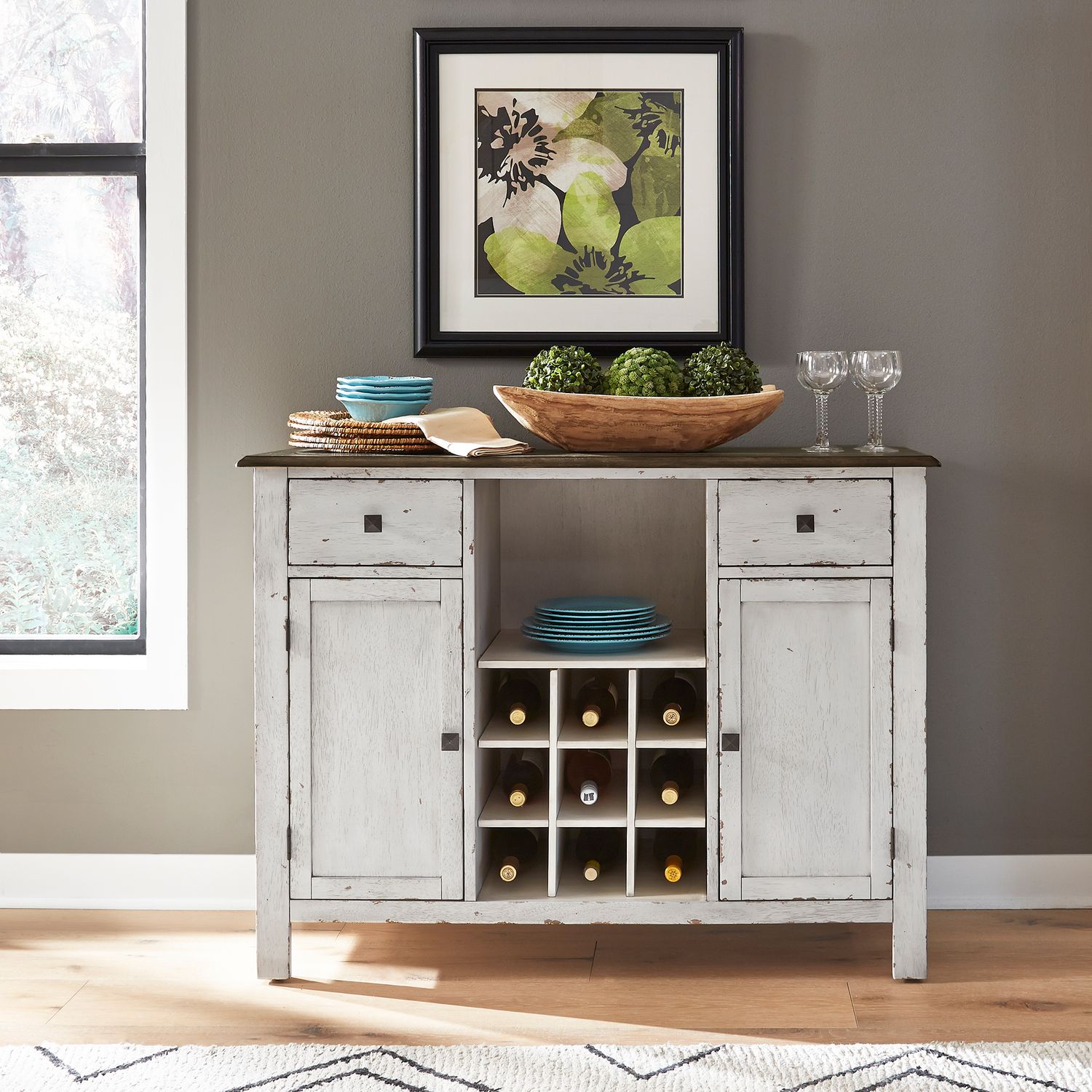 Carolina Crossing Extendable Pedestal Dining Set
