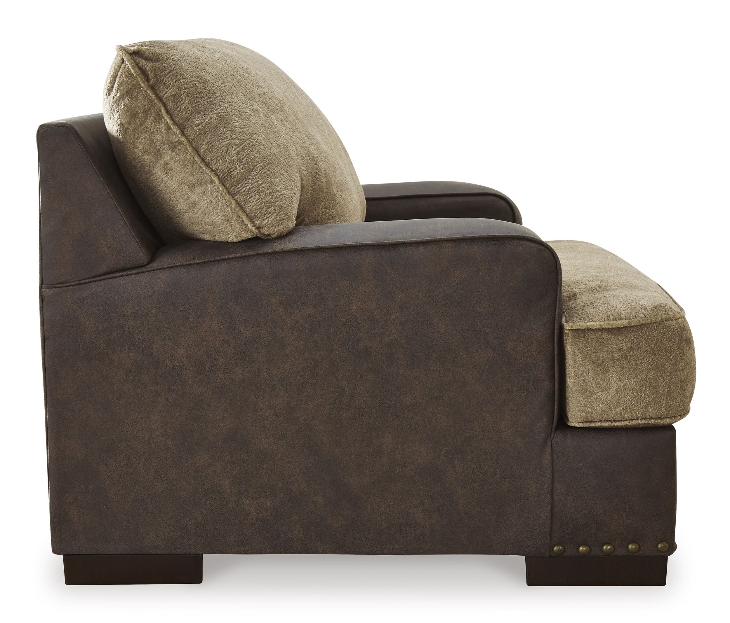 Ashley Alesbury Faux Leather Chair Side