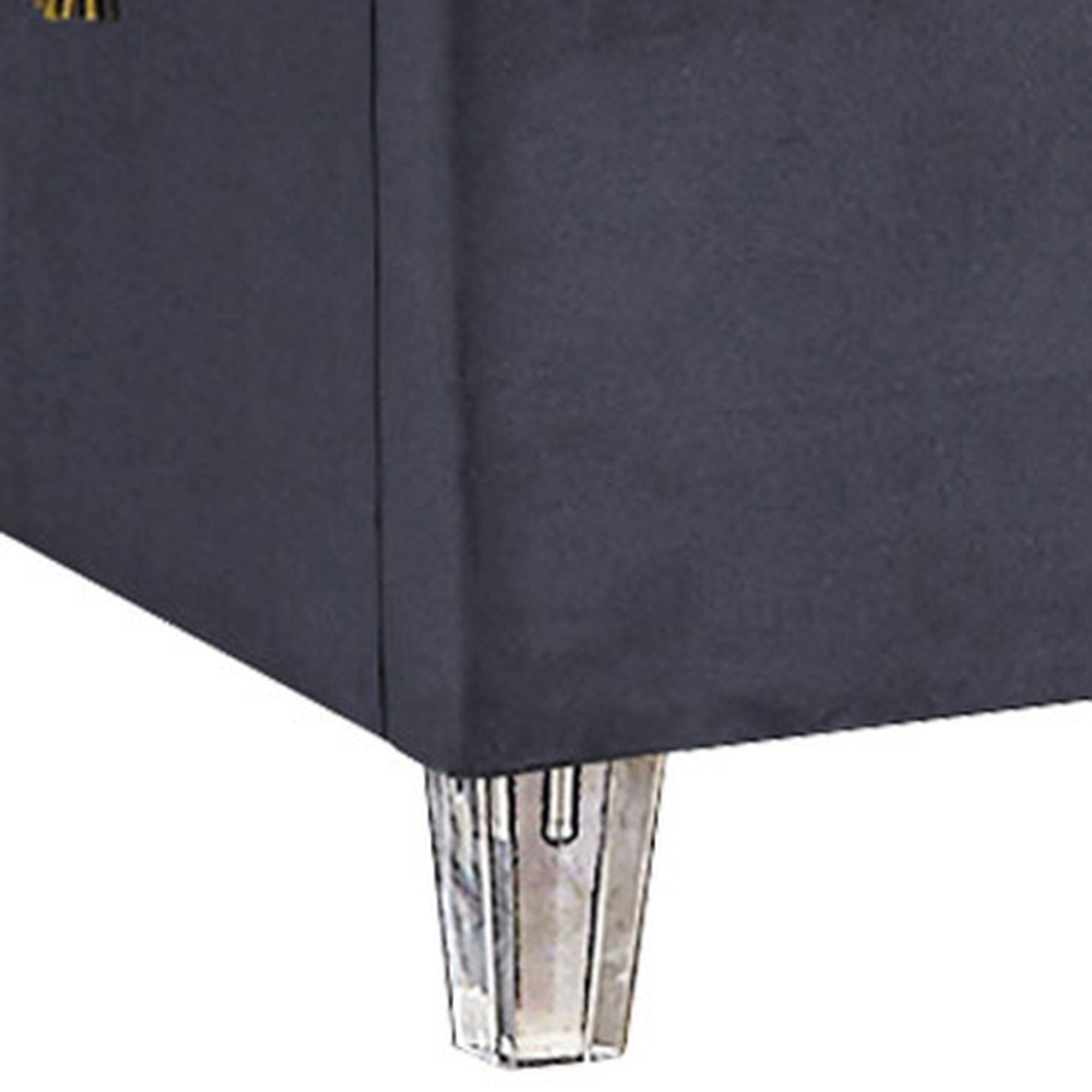 Candace Velvet Twin Size Bed