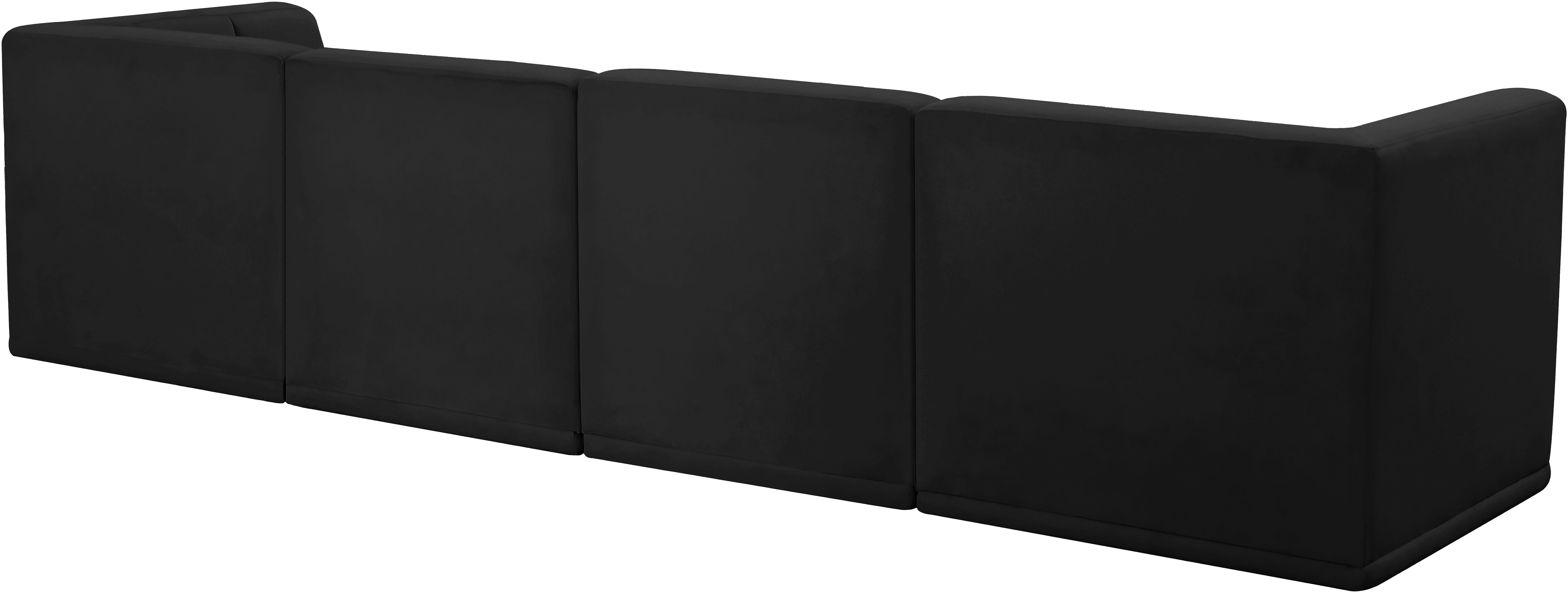 Relax 128" Velvet Modular Sofa