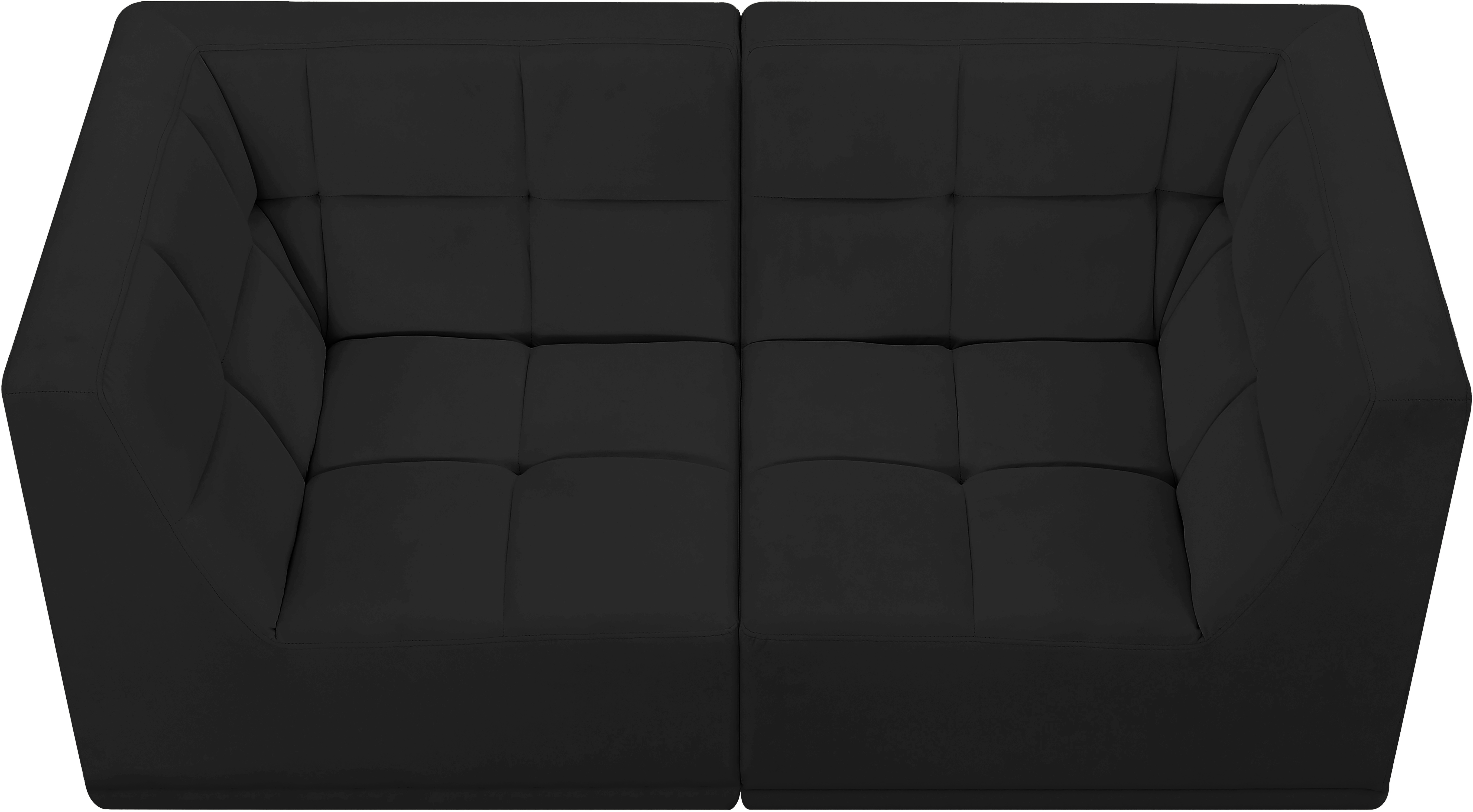 Relax 68" Velvet Modular Sofa