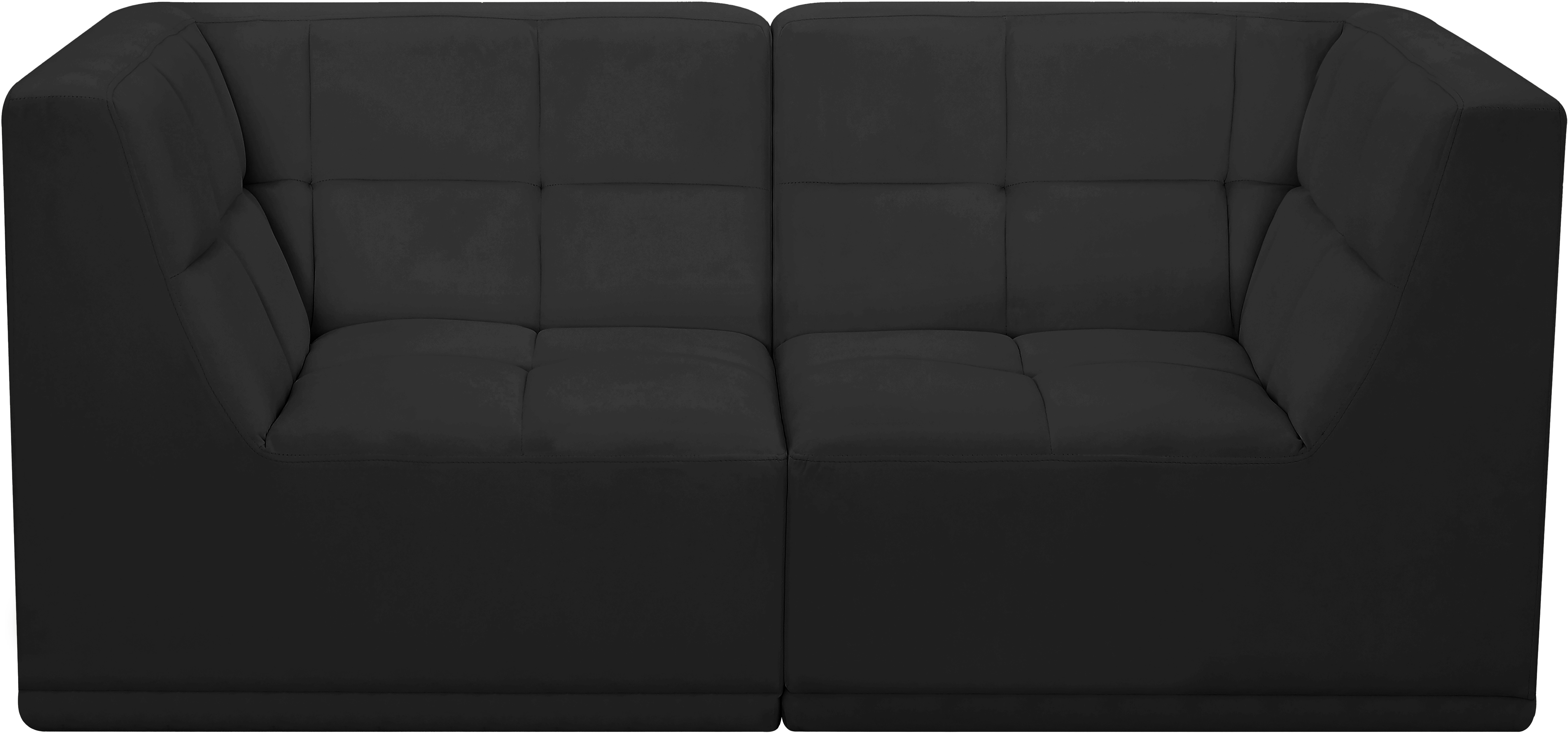 Relax 68" Velvet Modular Sofa