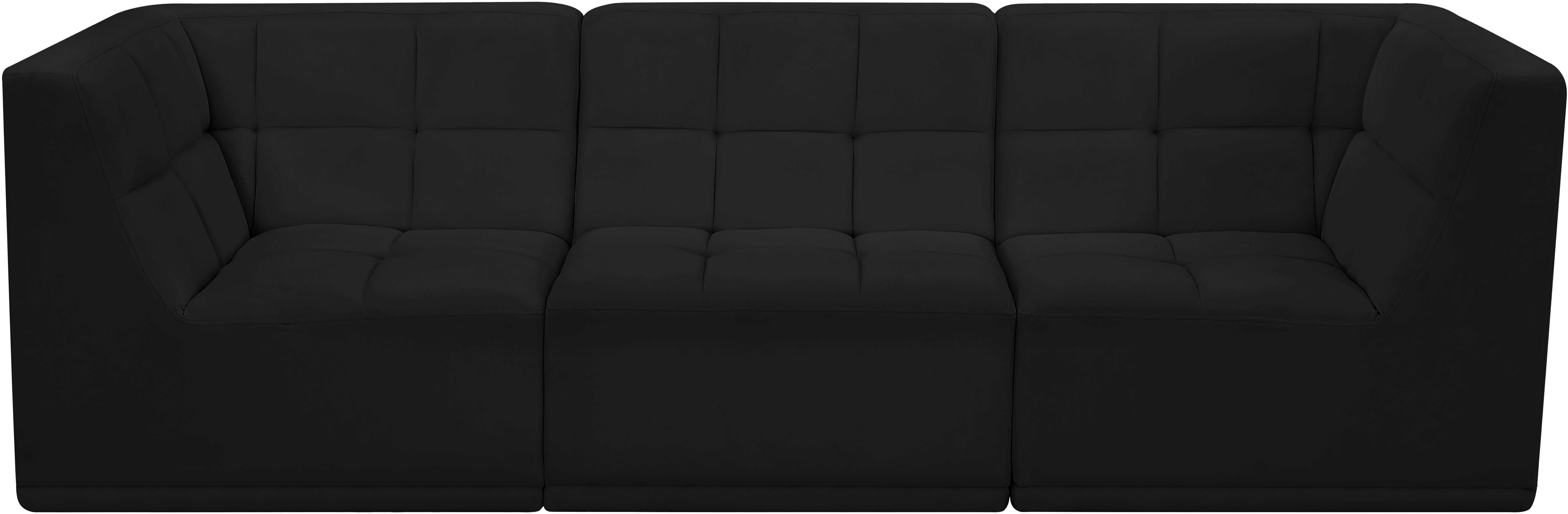 Relax 98" Velvet Modular Sofa