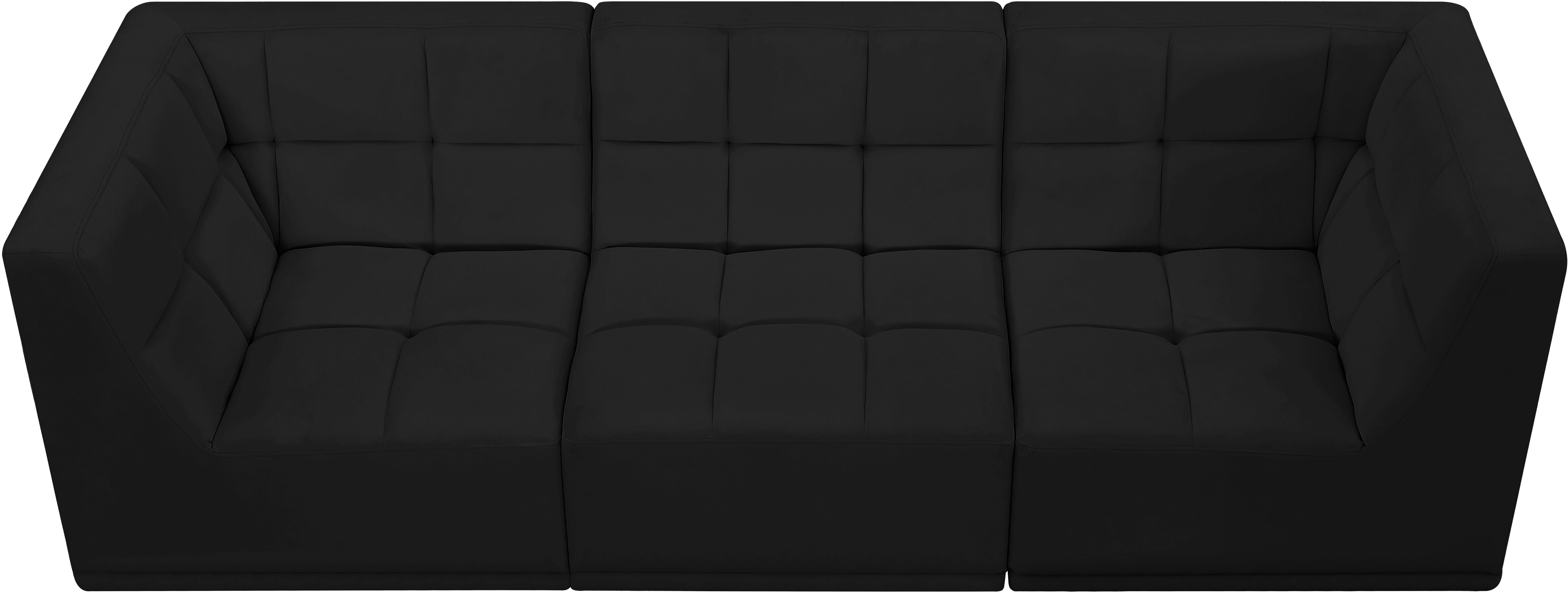 Relax 98" Velvet Modular Sofa