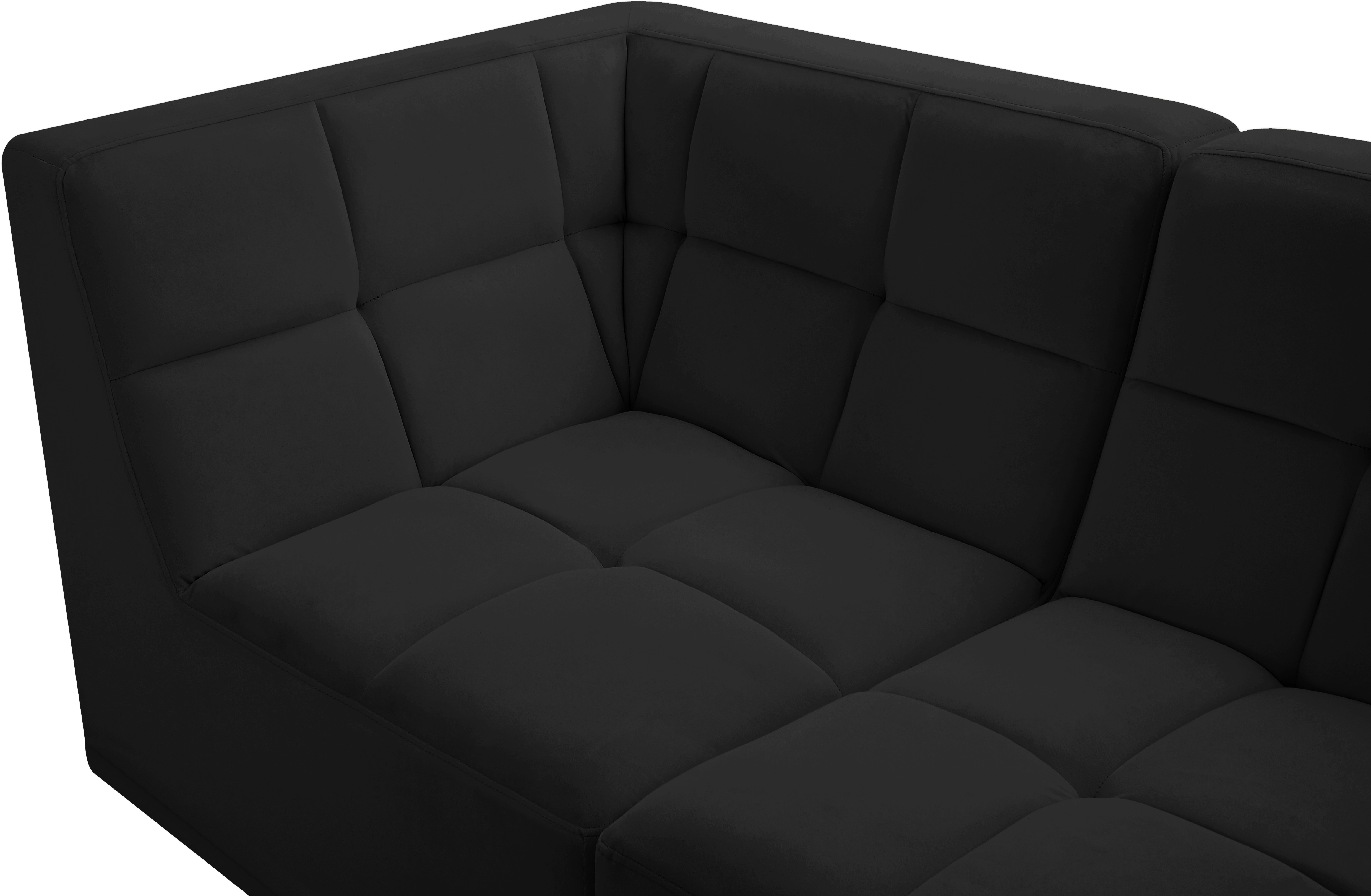 Relax 98" Velvet Modular Sofa