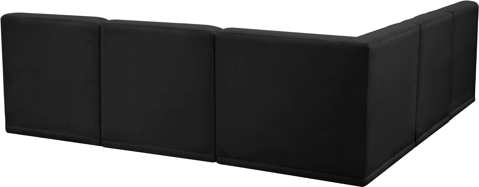 Relax 98" 5-Piece Velvet Modular Sectional