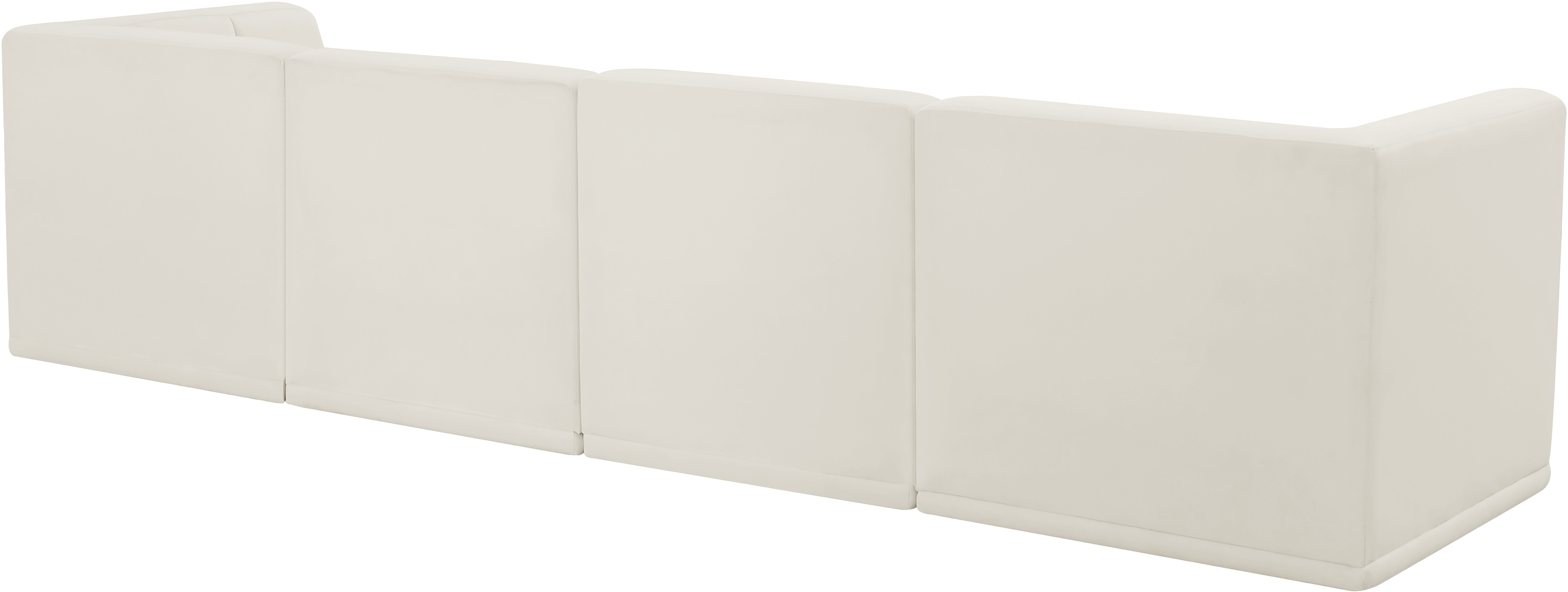 Relax 128" Velvet Modular Sofa