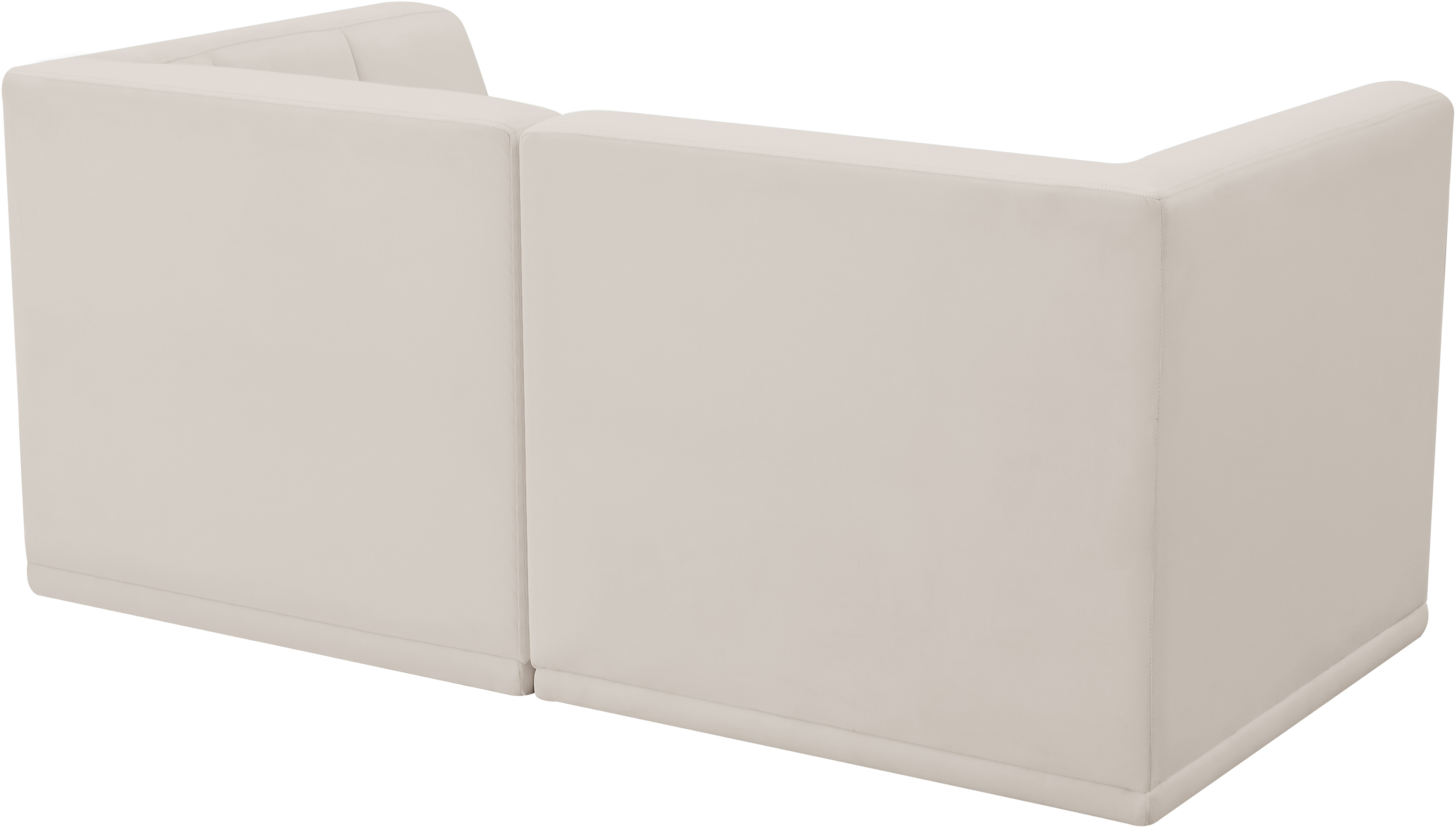 Relax 68" Velvet Modular Sofa