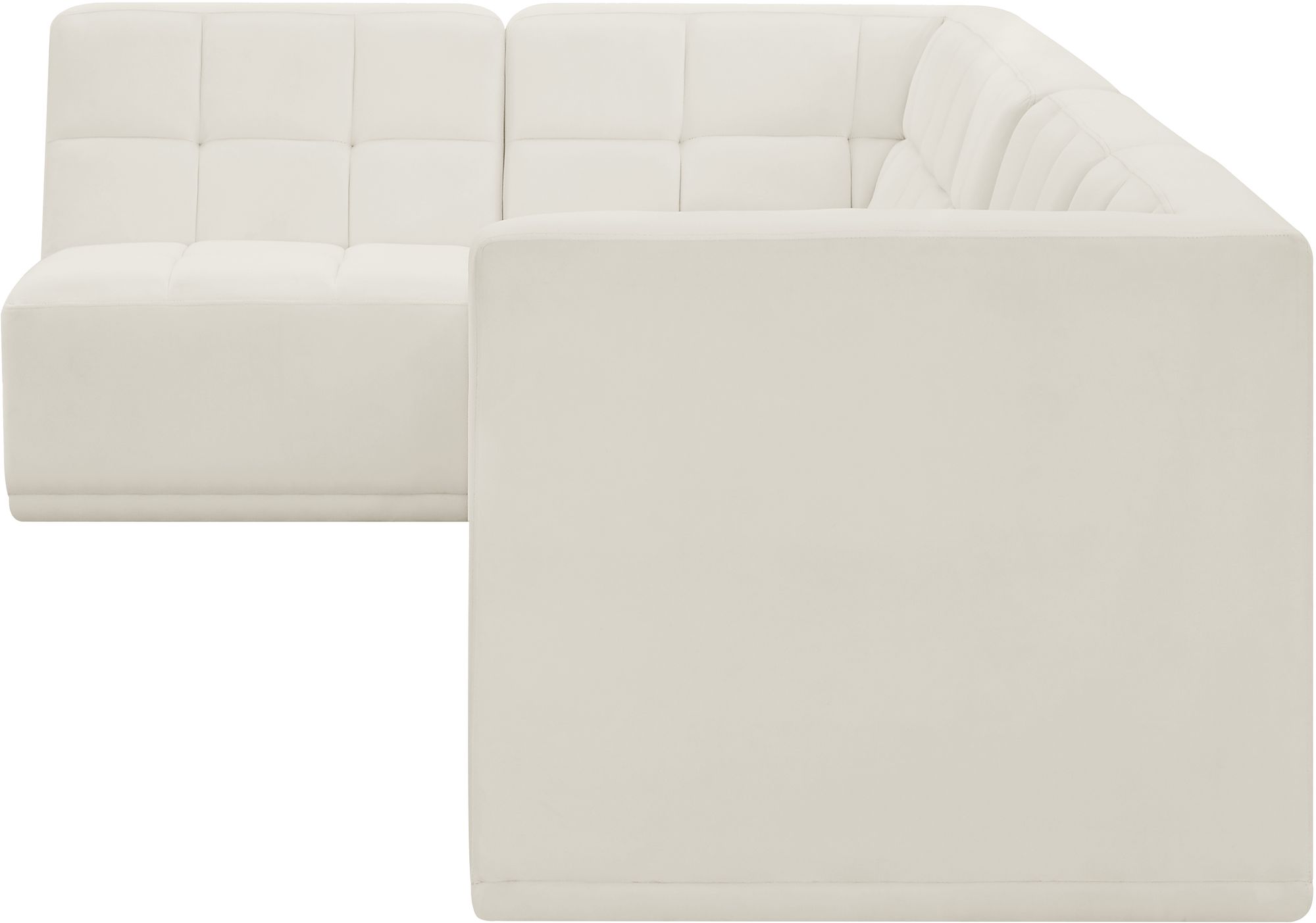 Relax 98" 4-Piece Velvet Modular Sectional