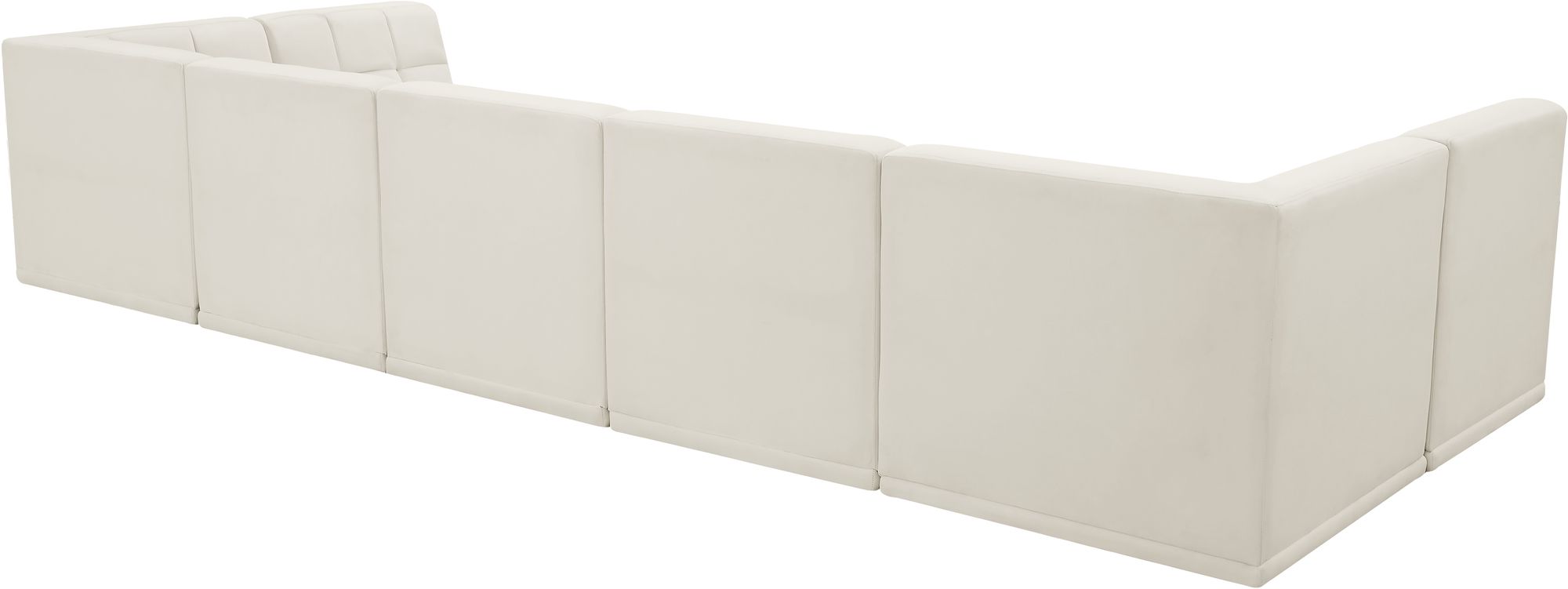 Relax 158" 7-Piece Velvet Modular U-Shape Sectional