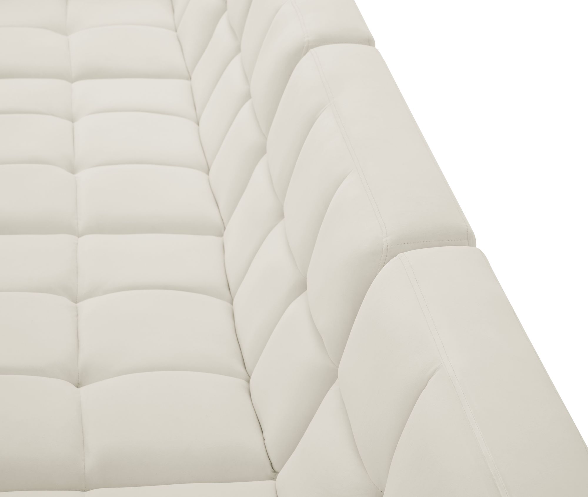 Relax 128" 8-Piece Velvet Modular U-Shape Sectional
