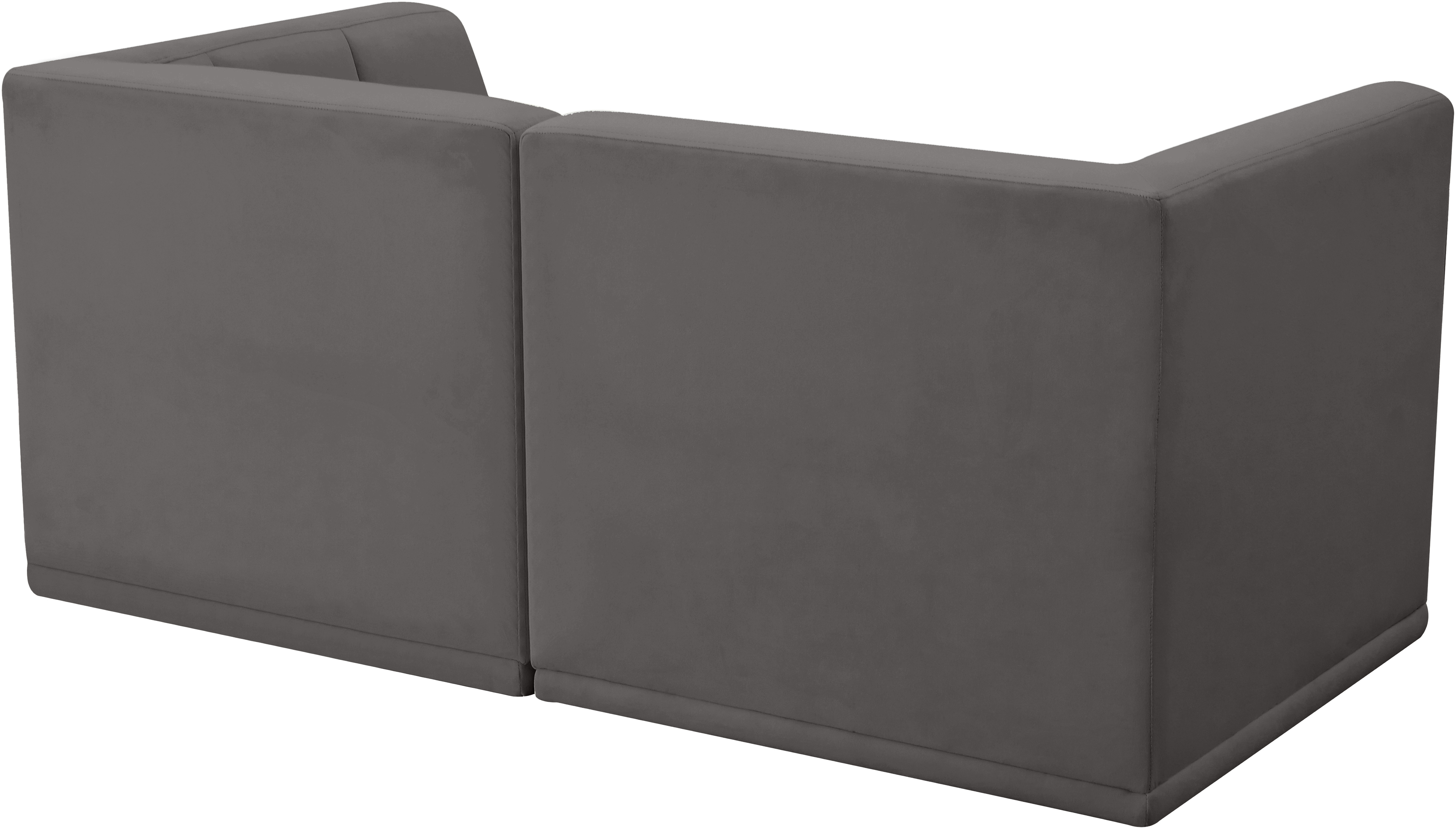 Relax 68" Velvet Modular Sofa