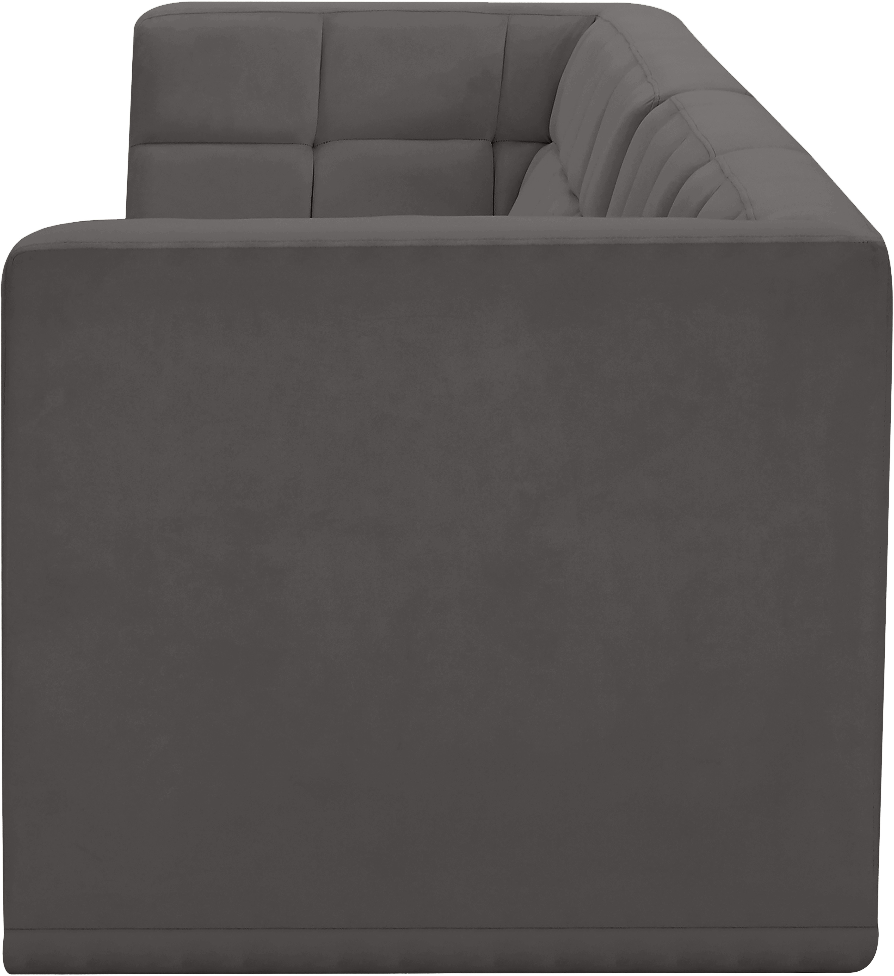 Relax 68" Velvet Modular Sofa