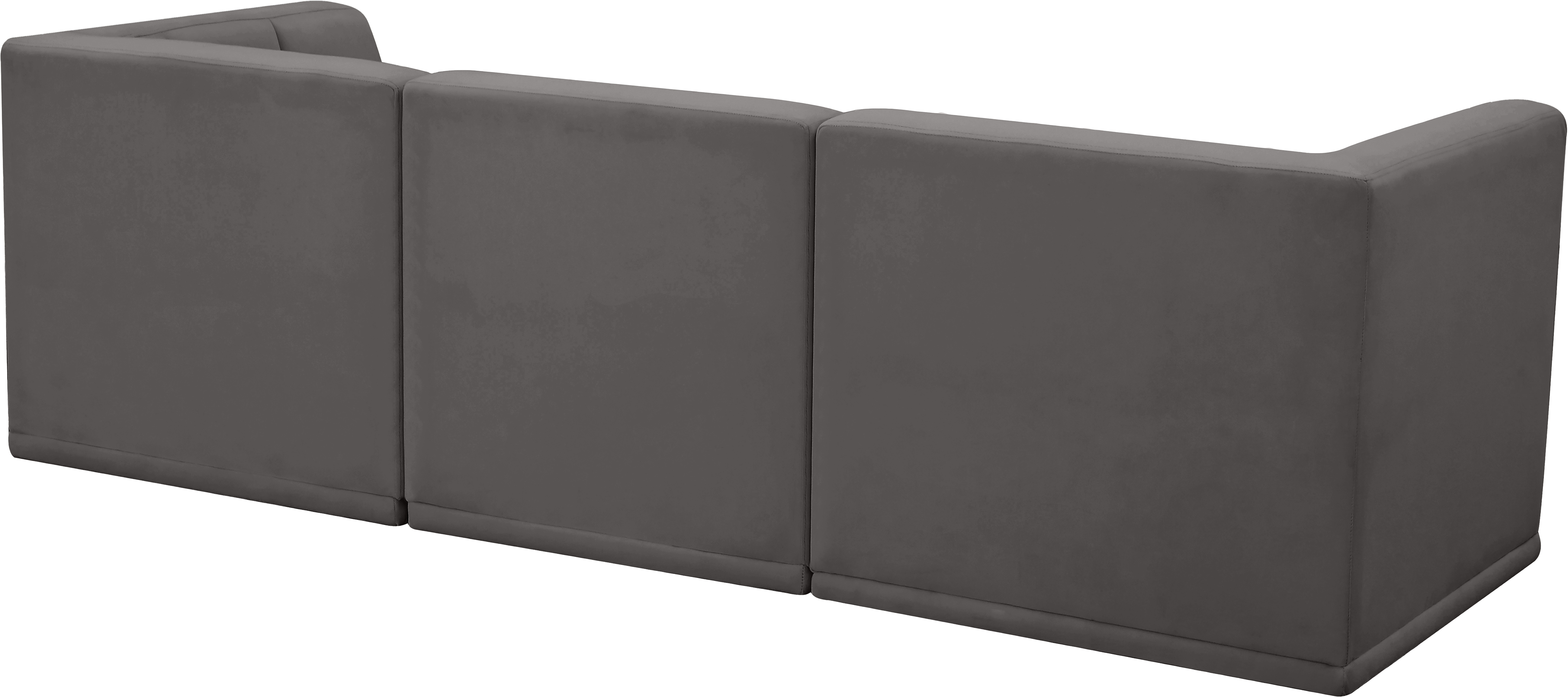 Relax 98" Velvet Modular Sofa