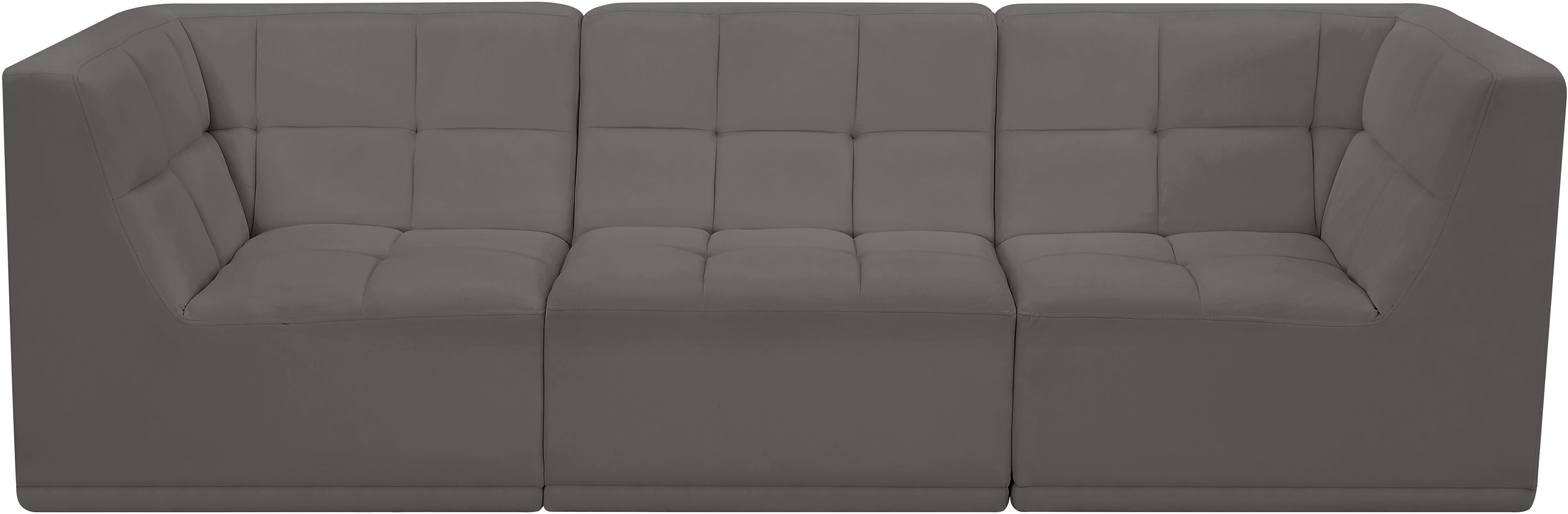Relax 98" Velvet Modular Sofa