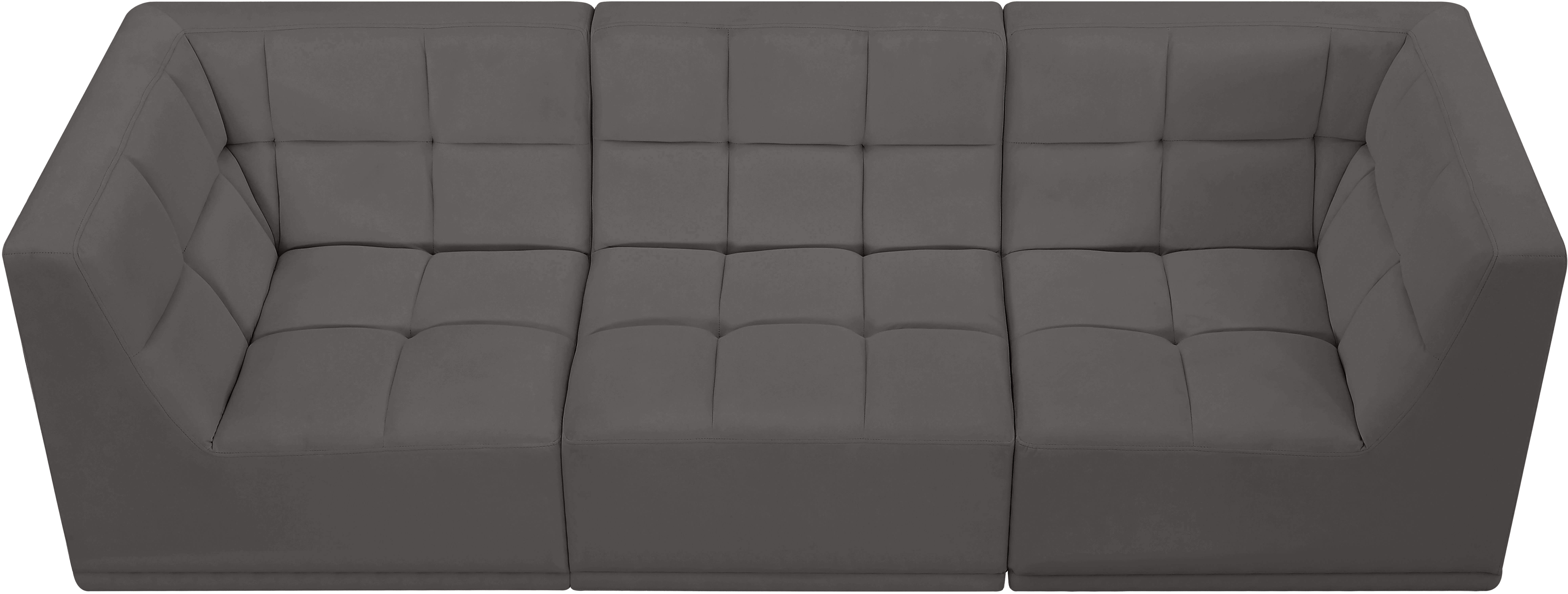 Relax 98" Velvet Modular Sofa