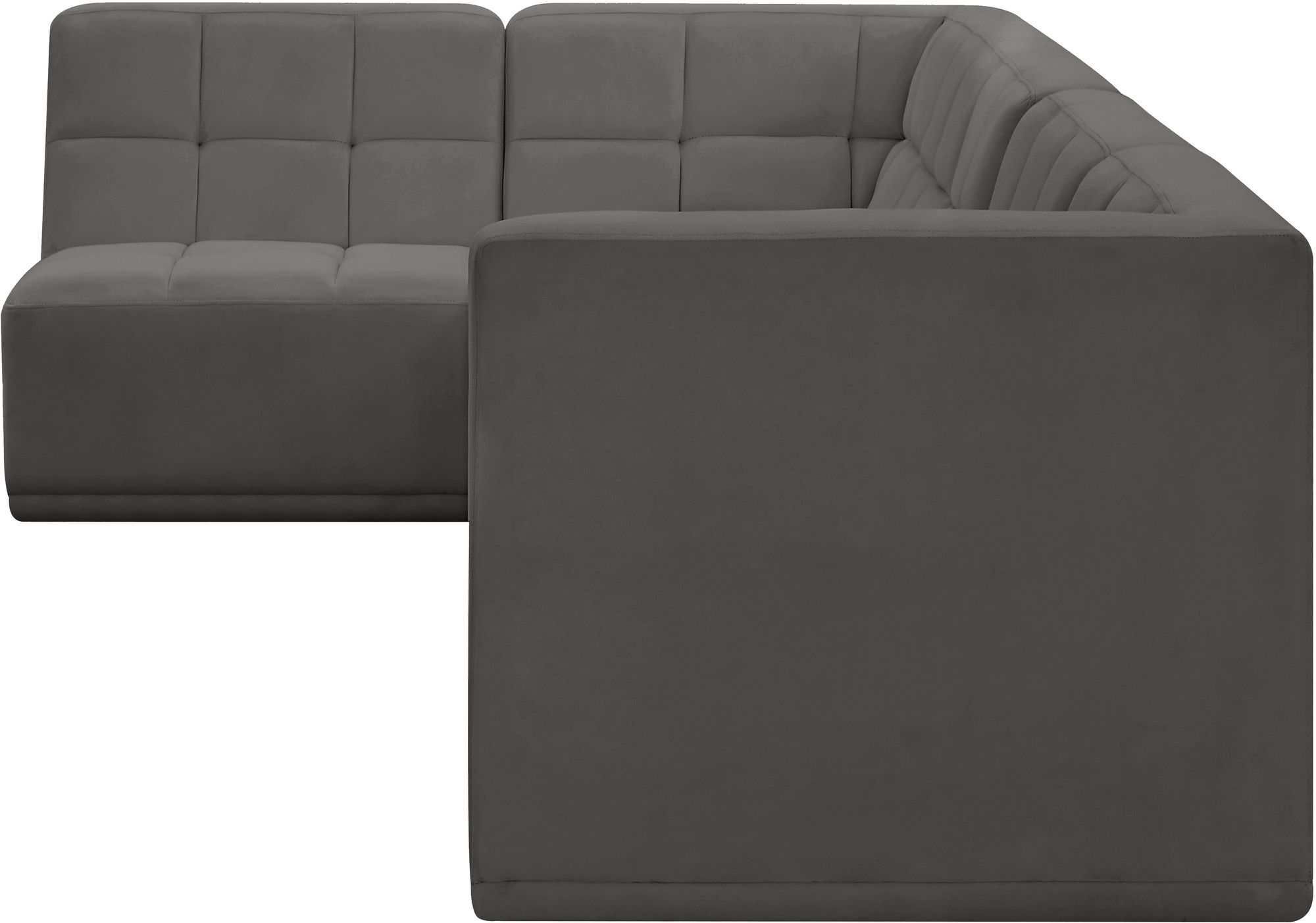 Relax 98" 4-Piece Velvet Modular Sectional