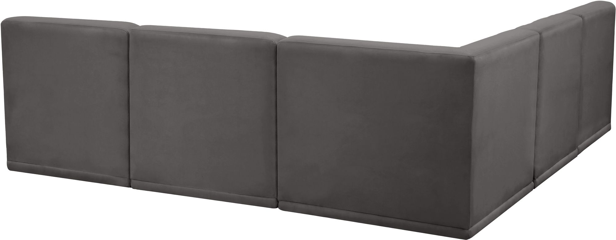 Relax 98" 5-Piece Velvet Modular Sectional