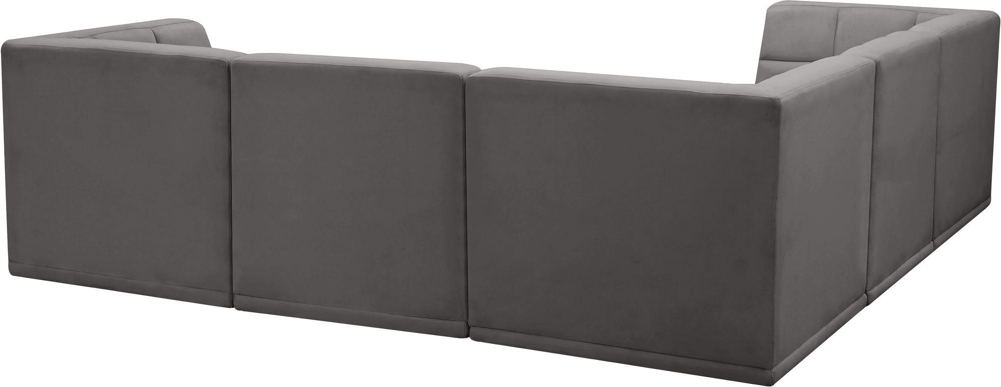 Relax 94" 5-Piece Velvet Modular Sectional