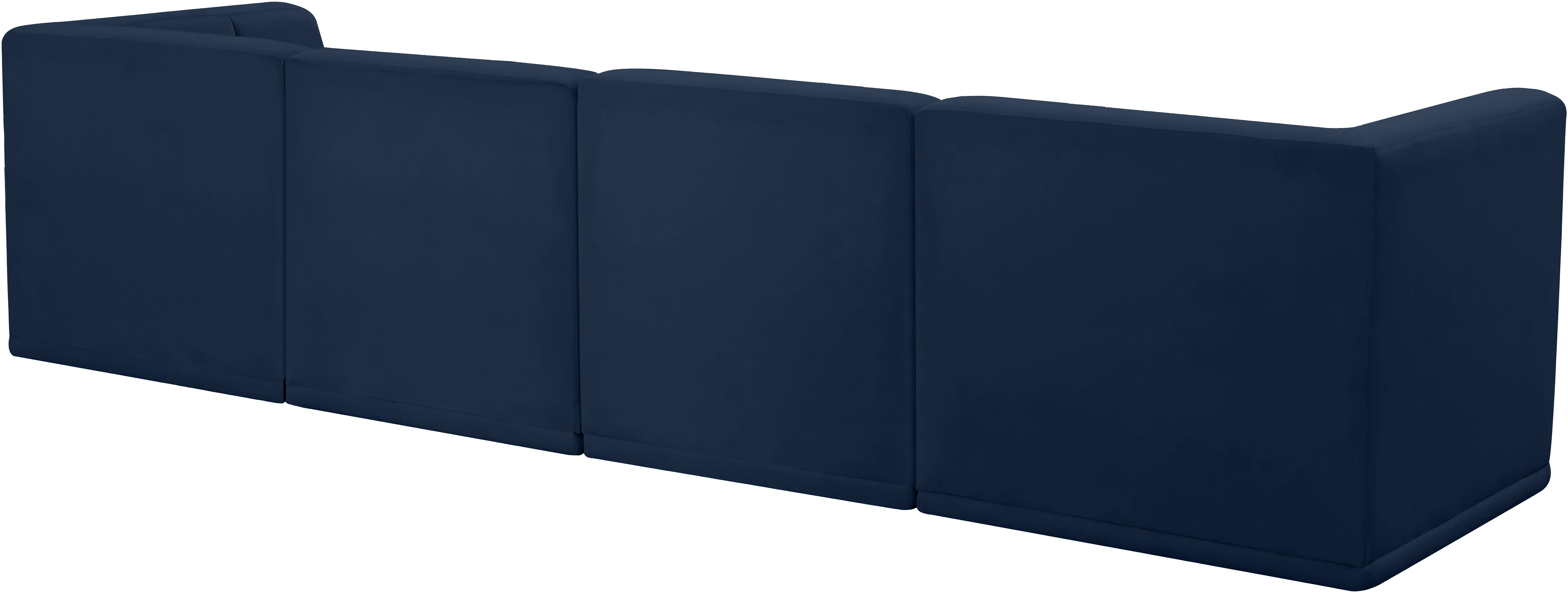 Relax 128" Velvet Modular Sofa