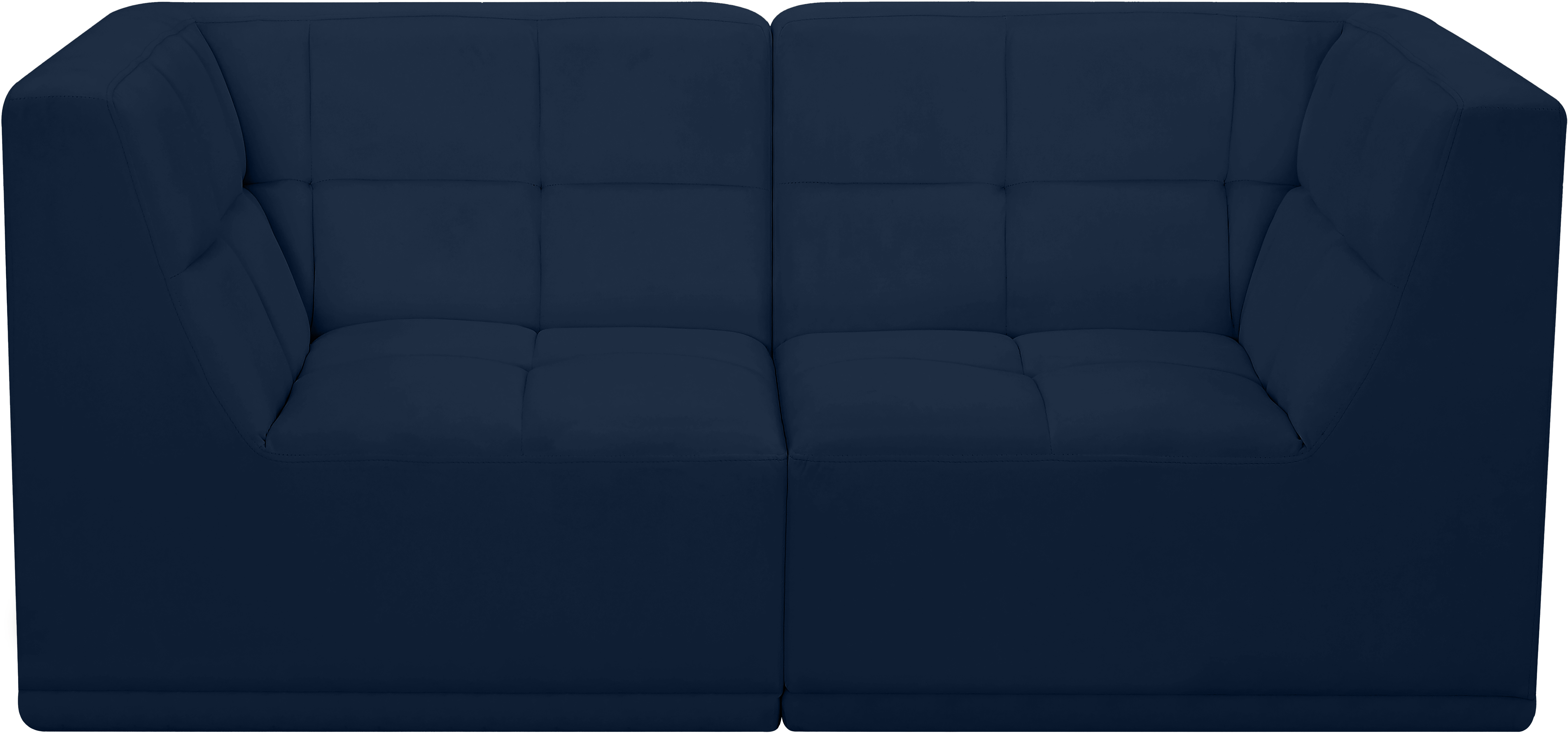 Relax 68" Velvet Modular Sofa