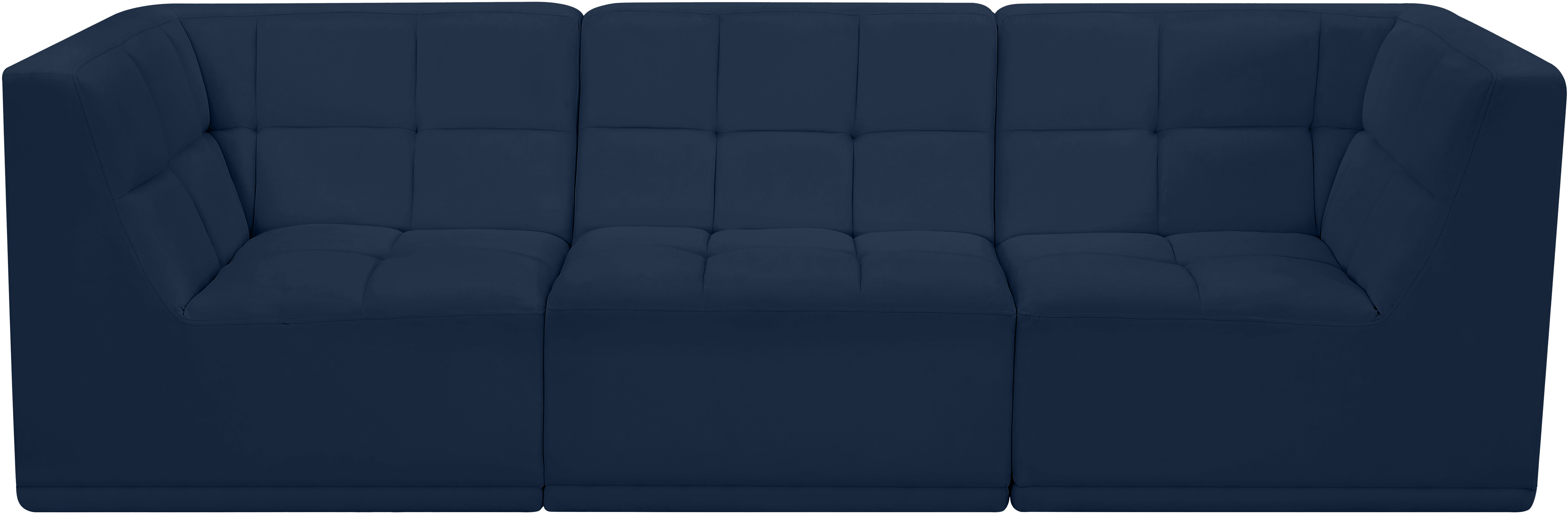 Relax 98" Velvet Modular Sofa