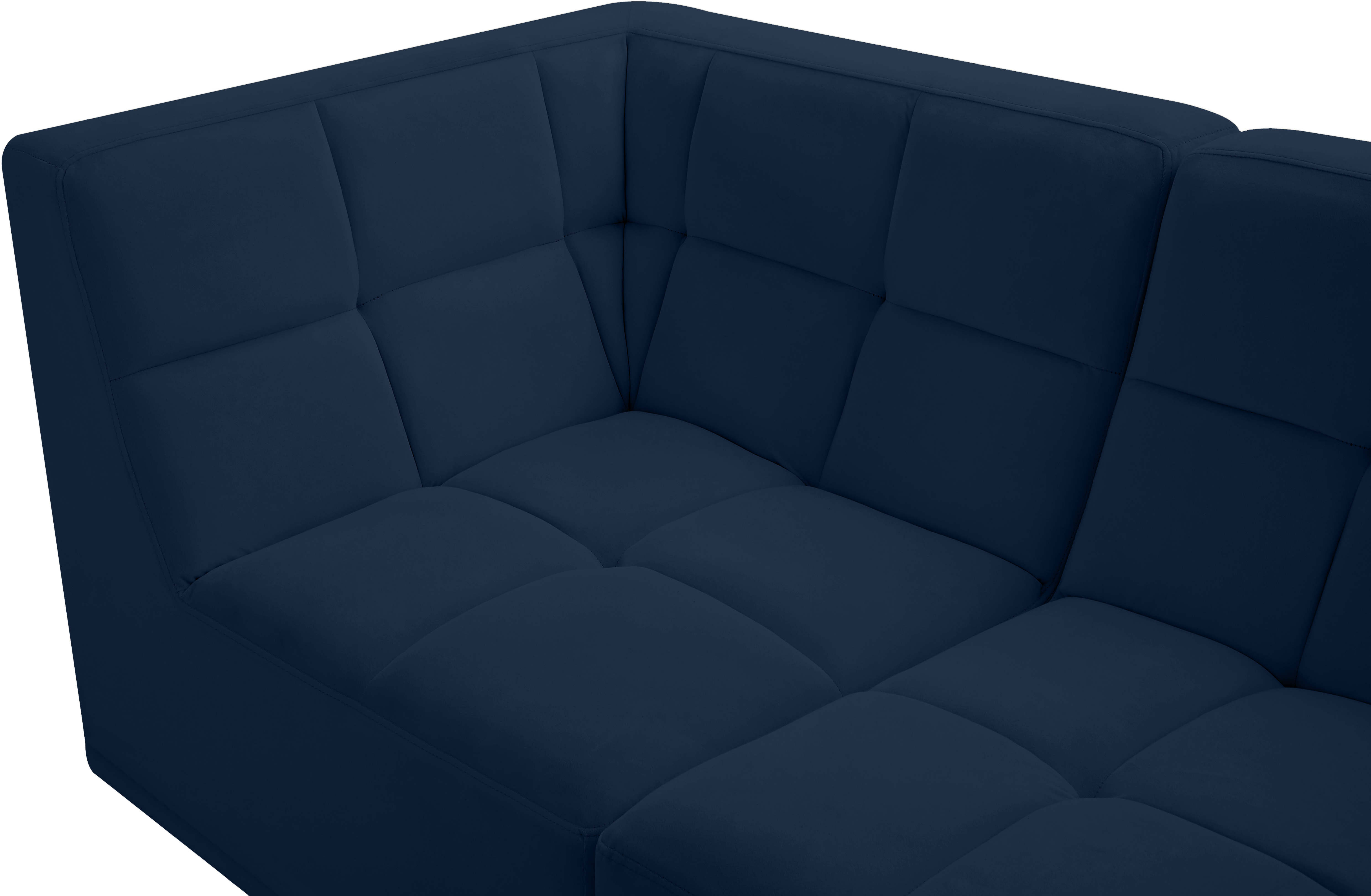 Relax 98" Velvet Modular Sofa