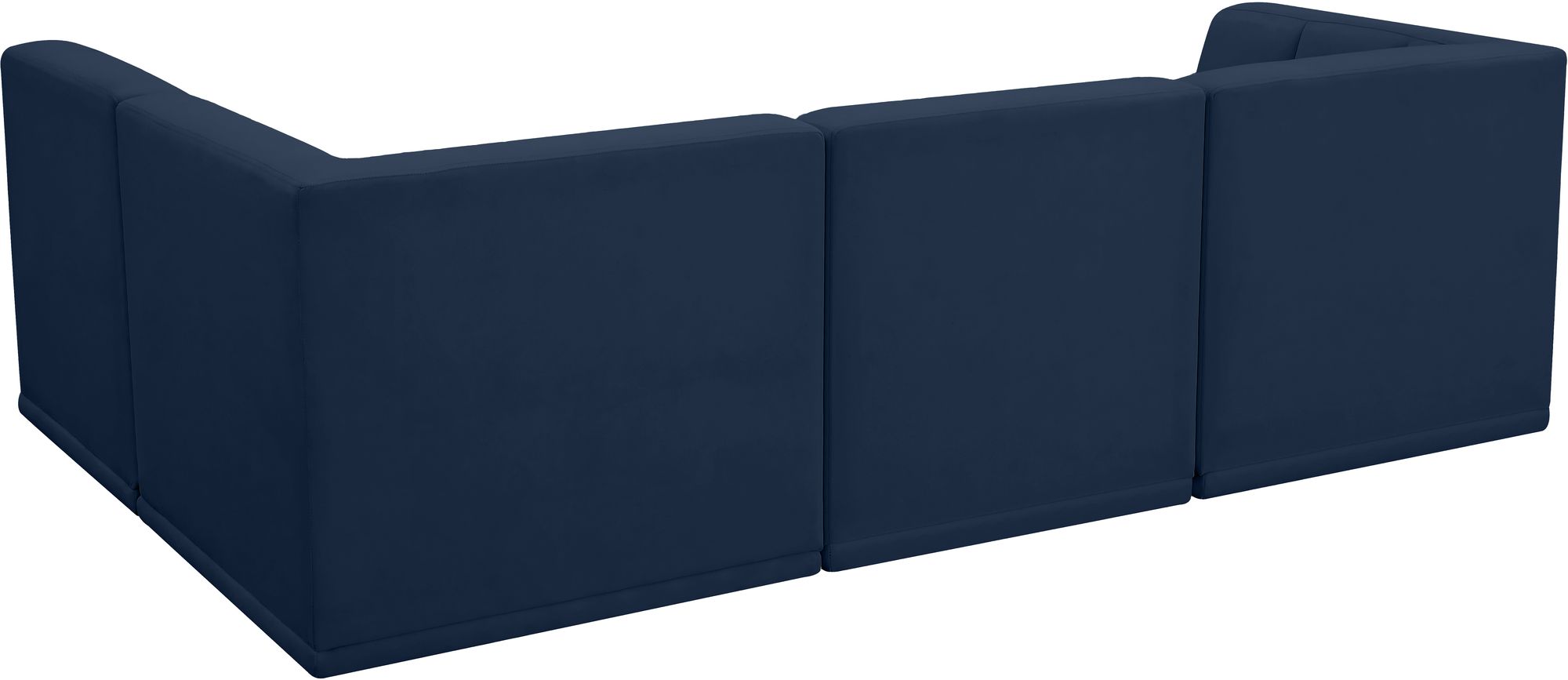 Relax 98" 4-Piece Velvet Modular Sectional