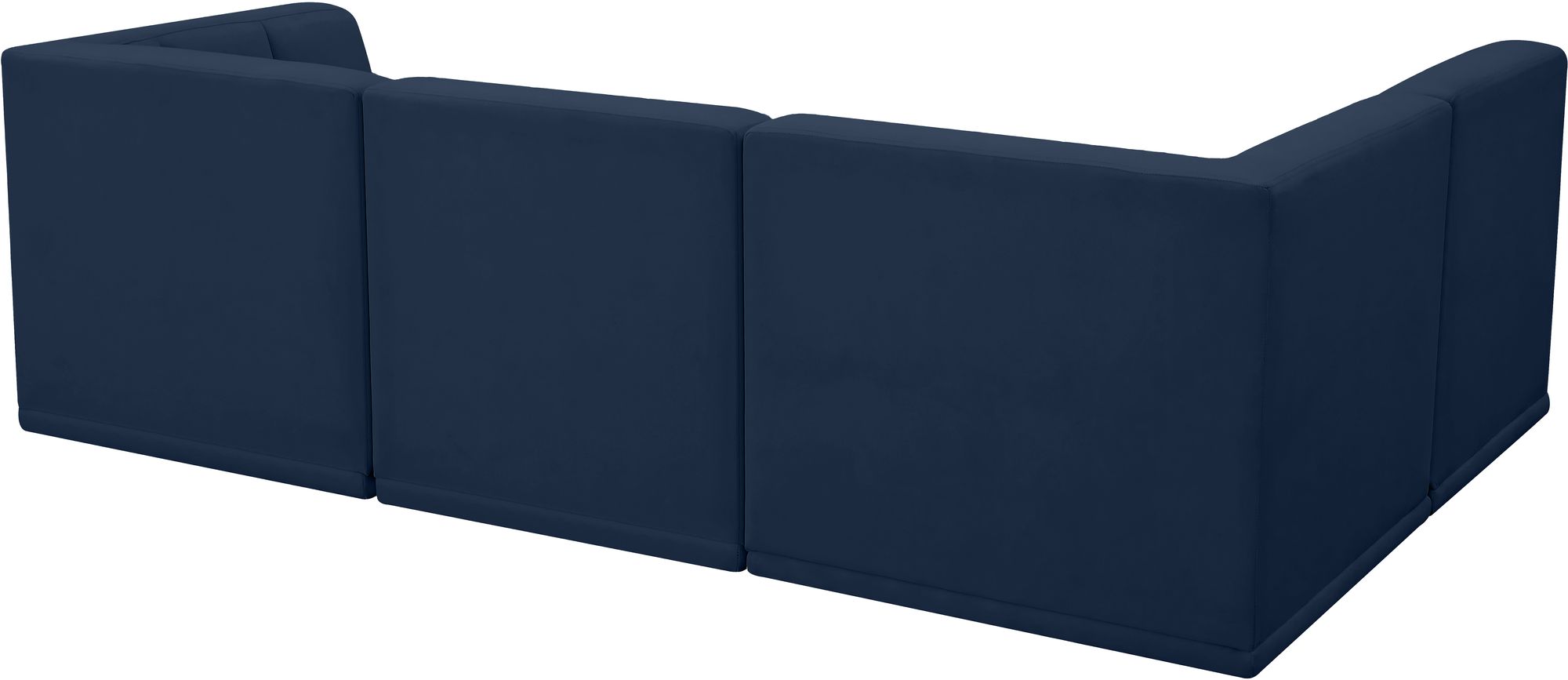 Relax 98" 4-Piece Velvet Modular Sectional