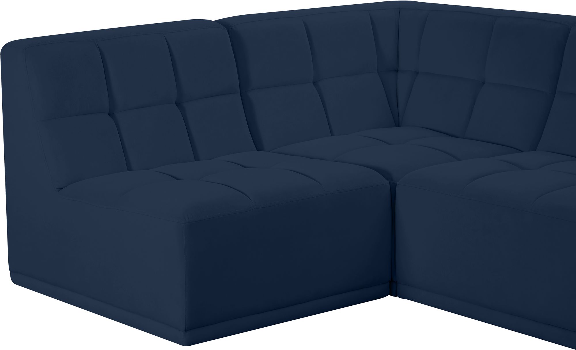 Relax 94" 5-Piece Velvet Modular Sectional