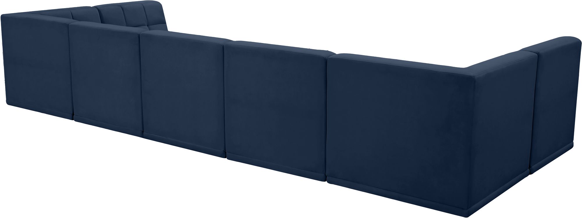 Relax 158" 7-Piece Velvet Modular U-Shape Sectional