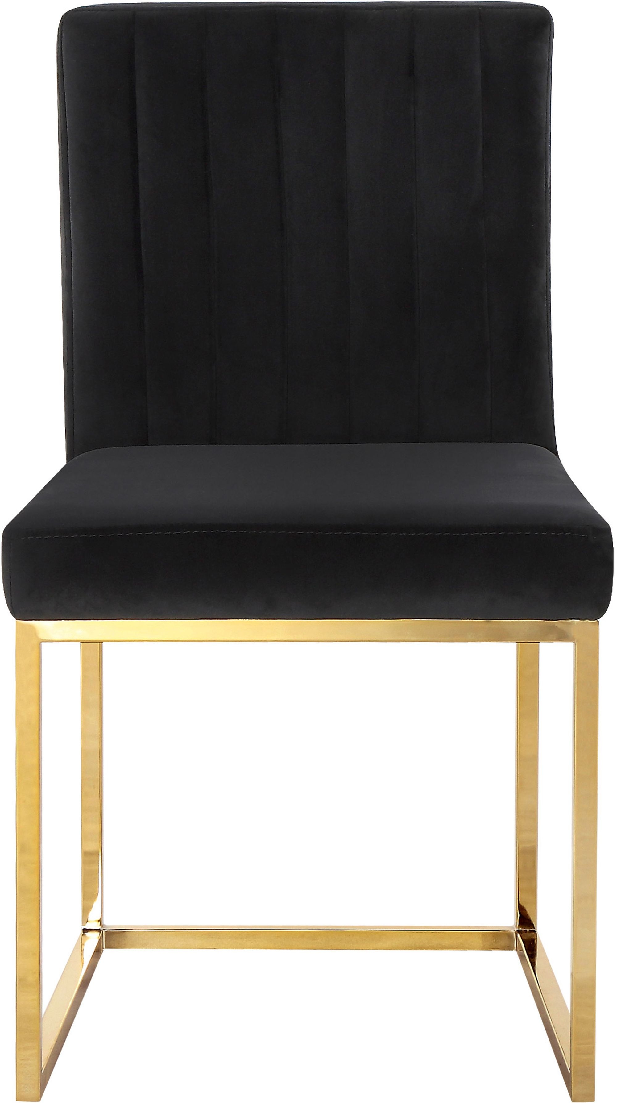 Giselle Velvet Dining Chair with Metal Frame