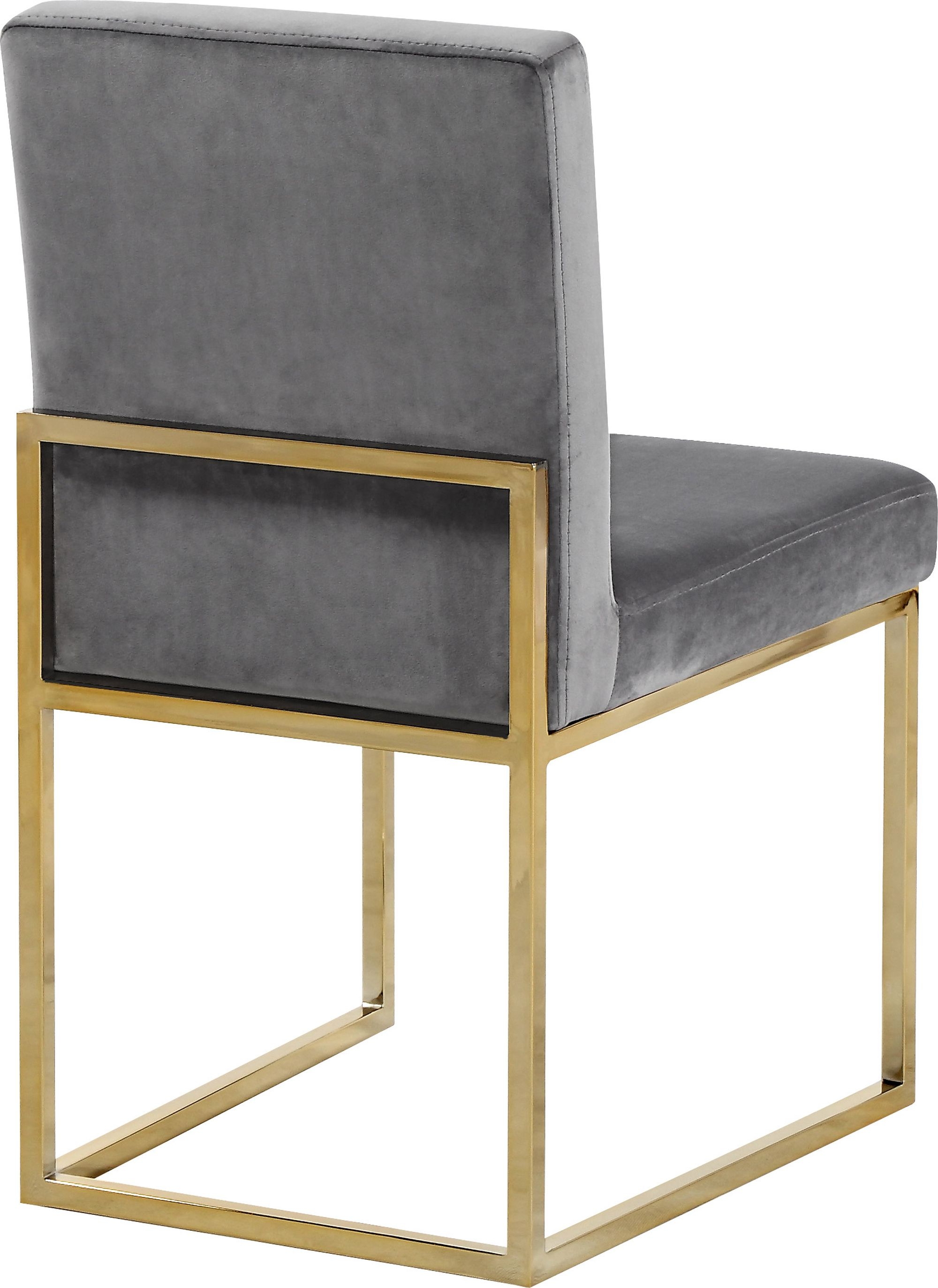 Giselle Velvet Dining Chair with Metal Frame