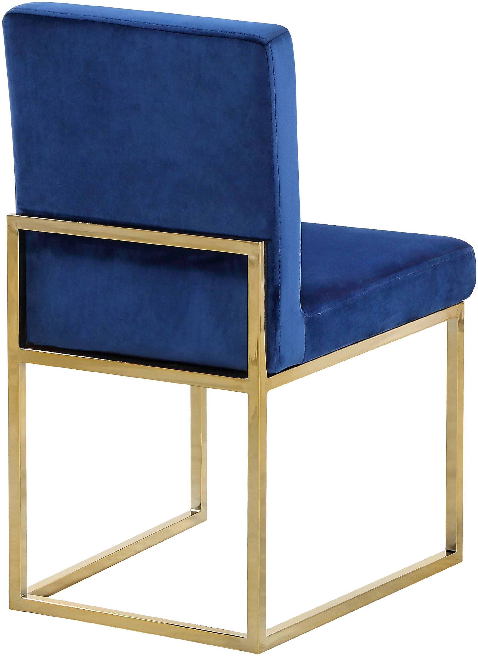 Giselle Velvet Dining Chair with Metal Frame