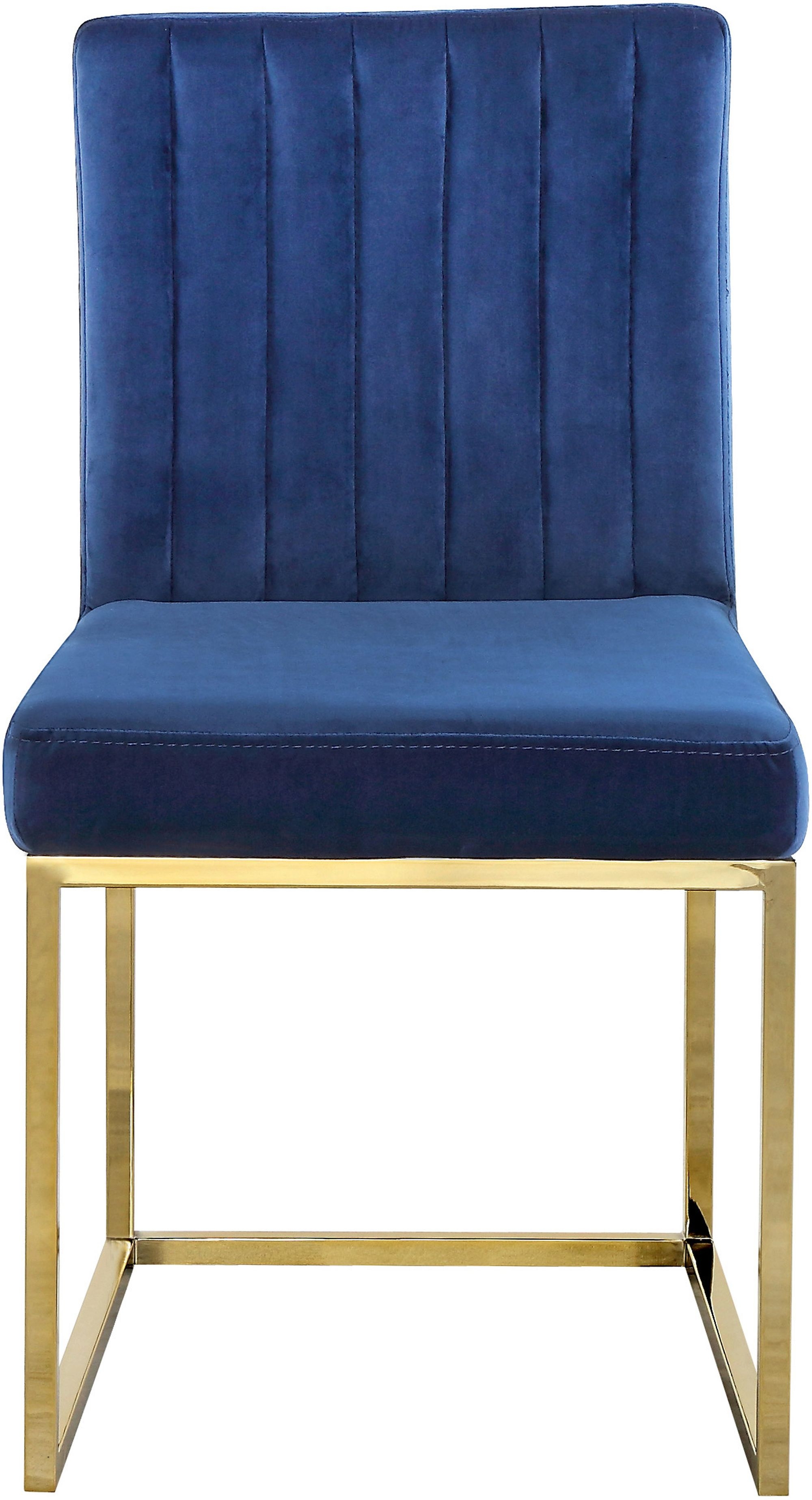 Giselle Velvet Dining Chair with Metal Frame