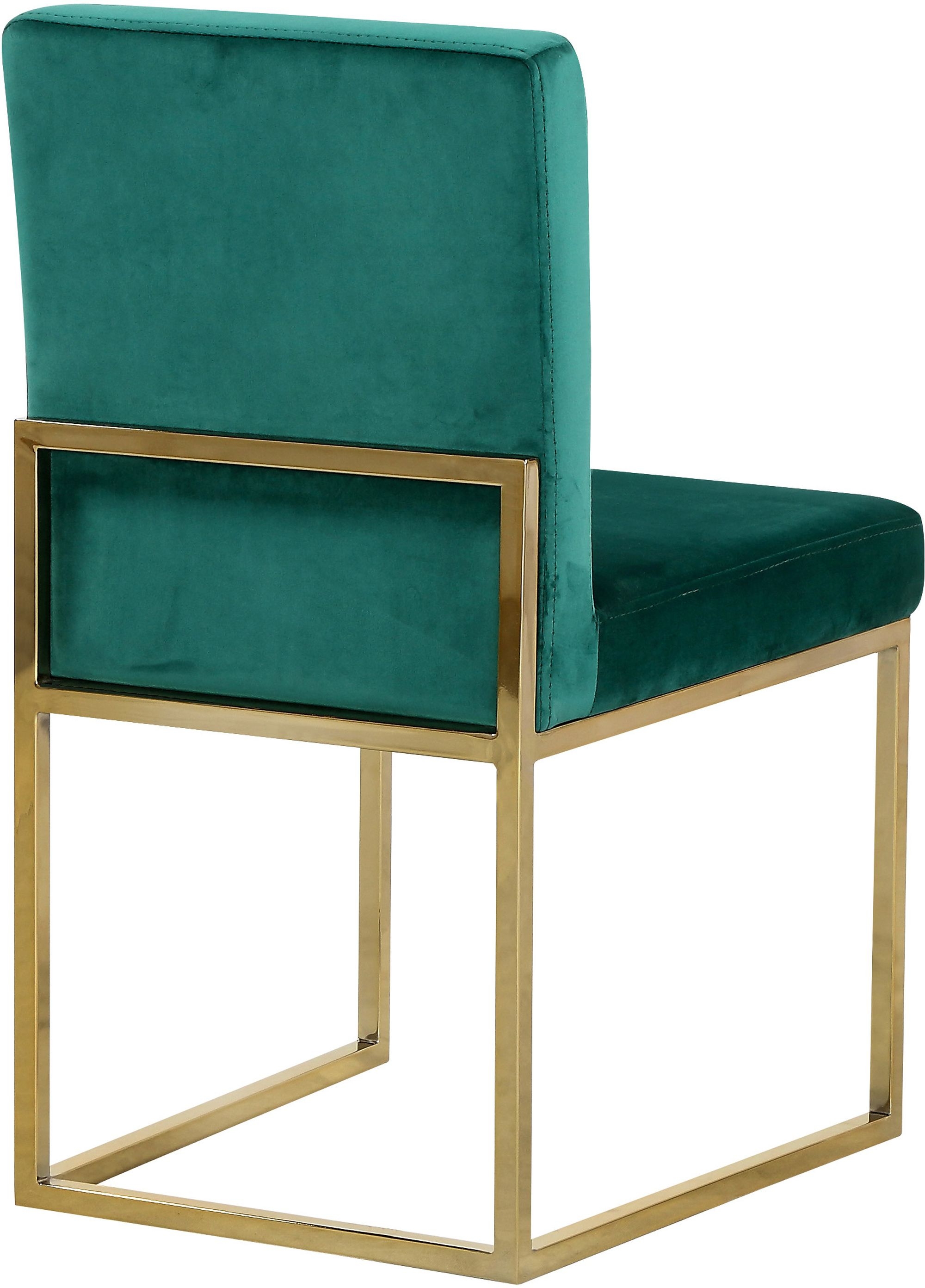 Giselle Velvet Dining Chair with Metal Frame