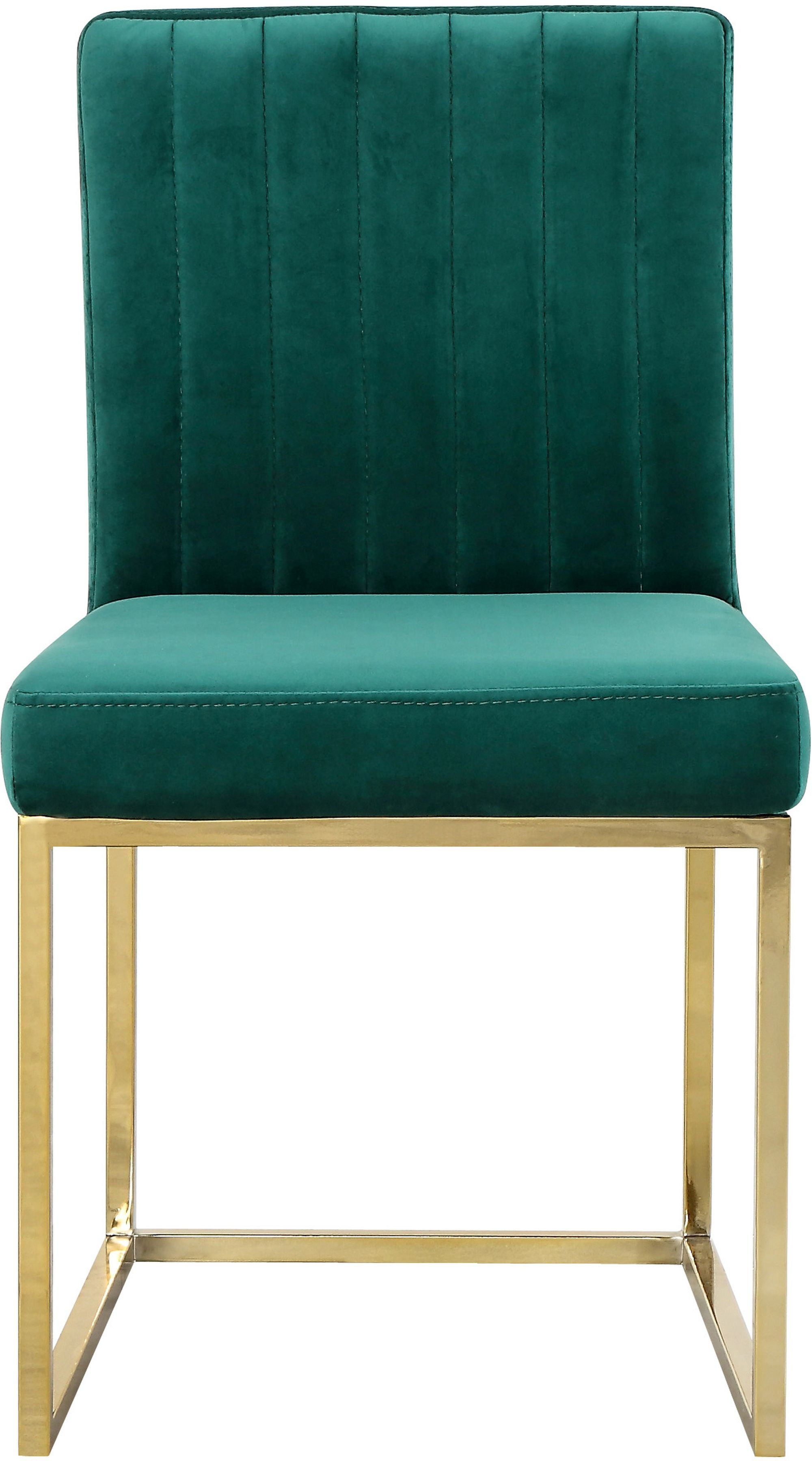 Giselle Velvet Dining Chair with Metal Frame