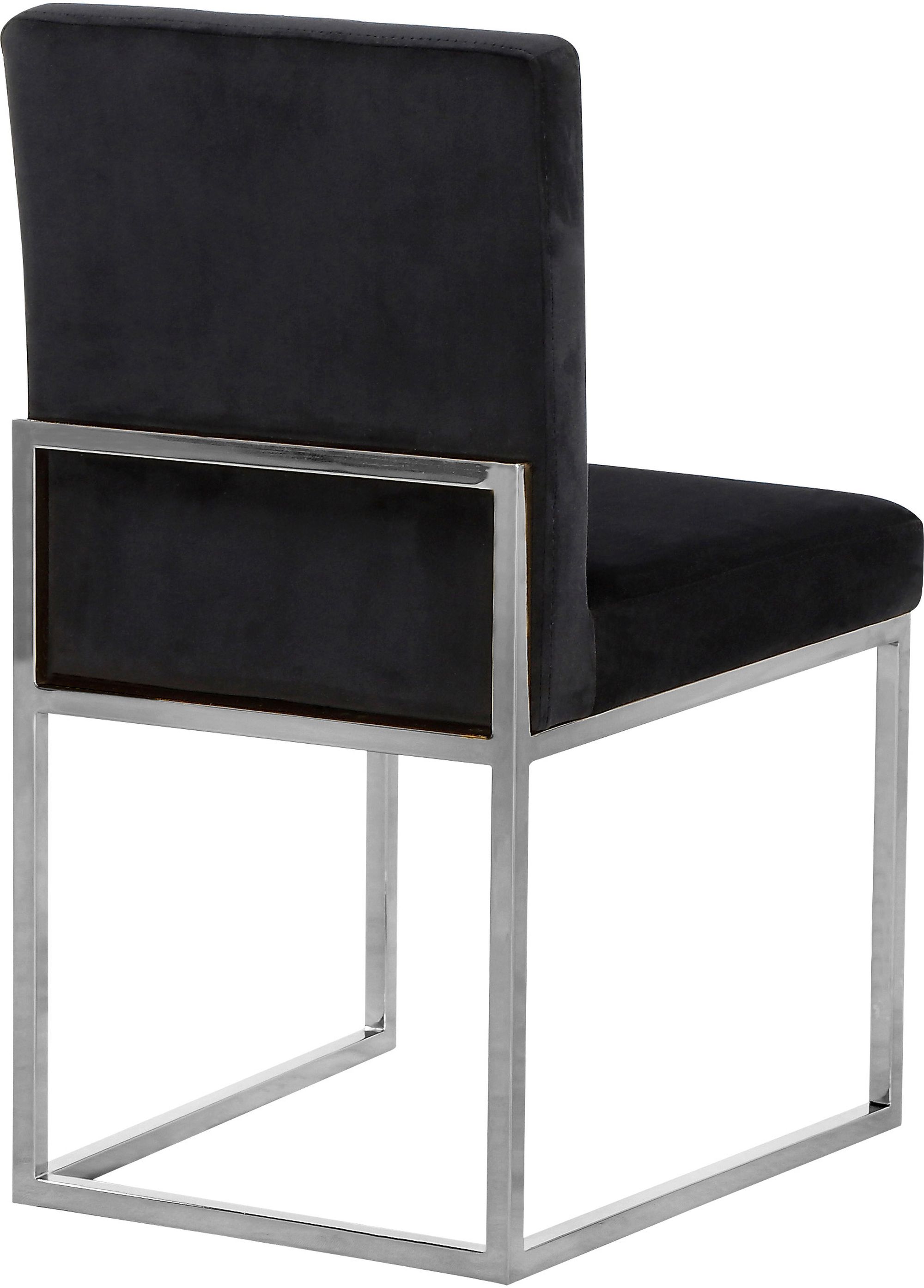 Giselle Velvet Dining Chair with Metal Frame