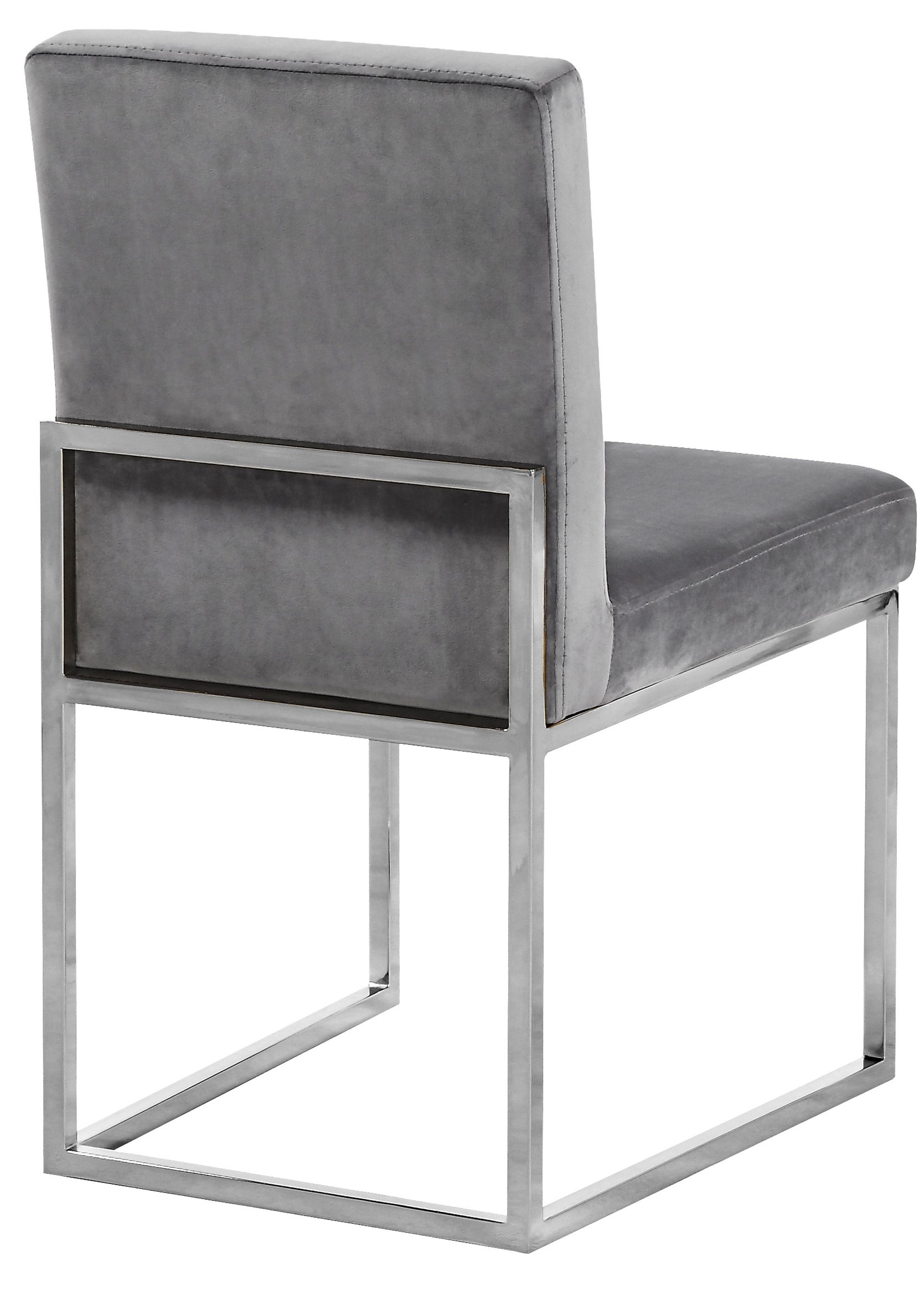 Giselle Velvet Dining Chair with Metal Frame