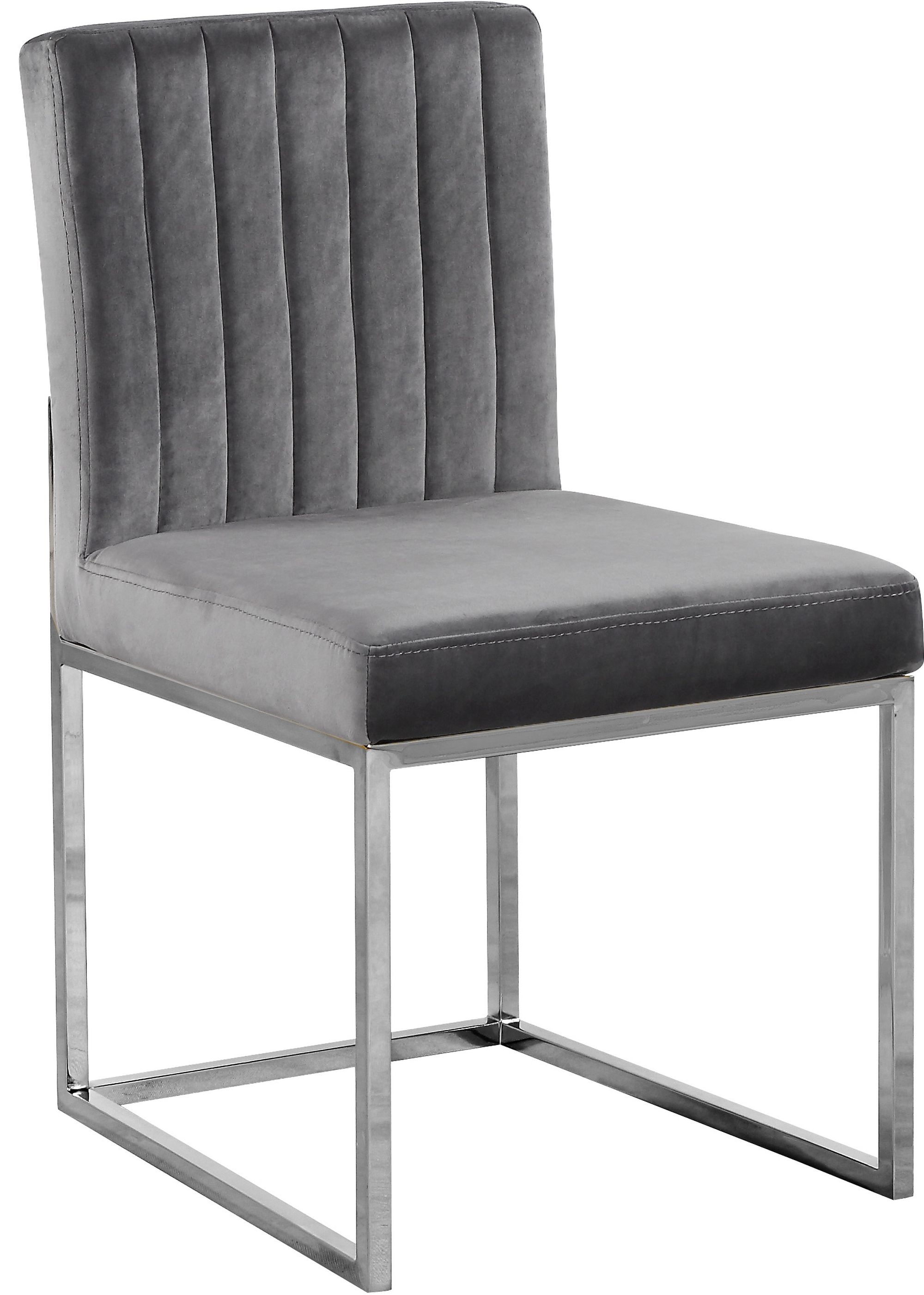 Giselle Velvet Dining Chair with Metal Frame