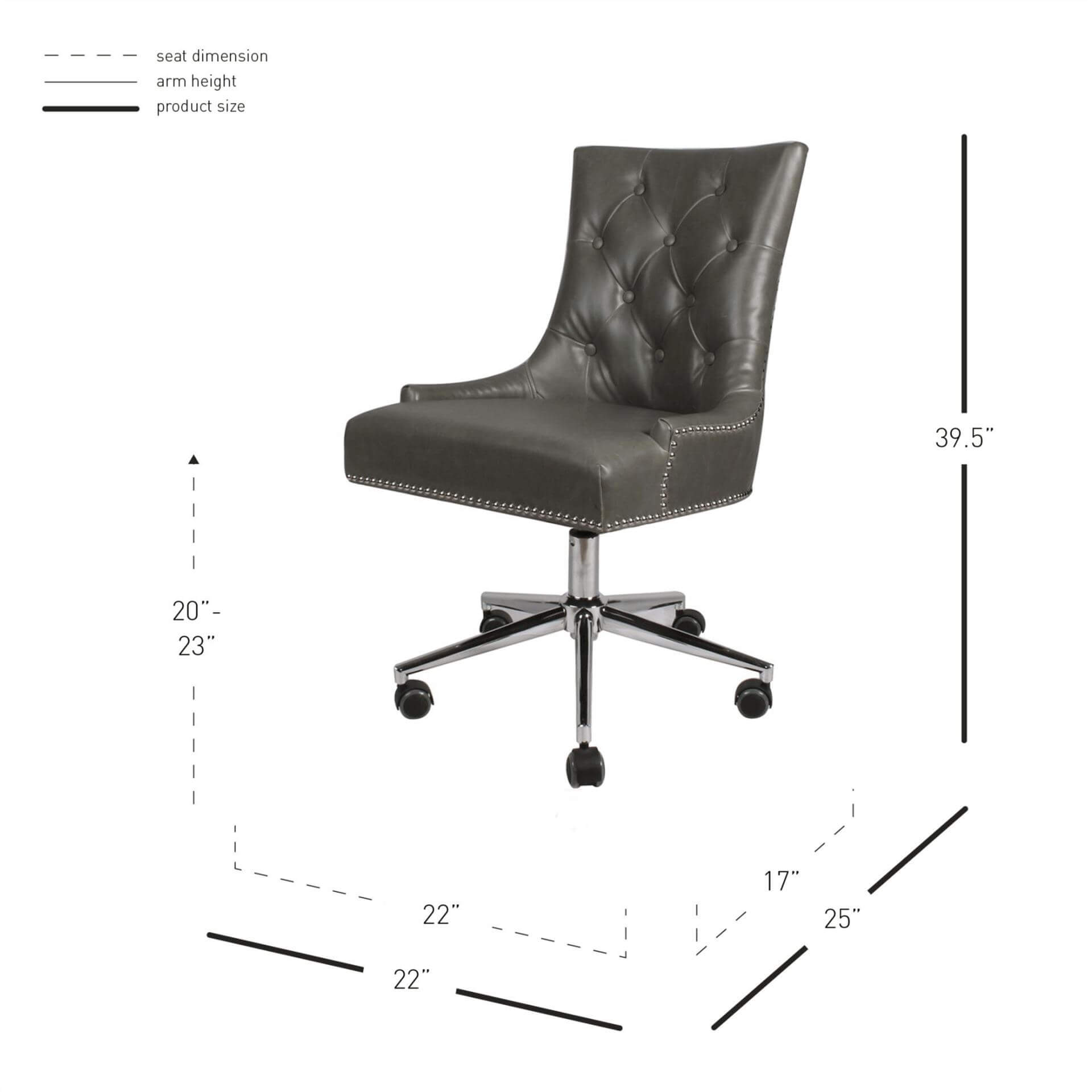 Cadence Bonded Leather Office Chair
