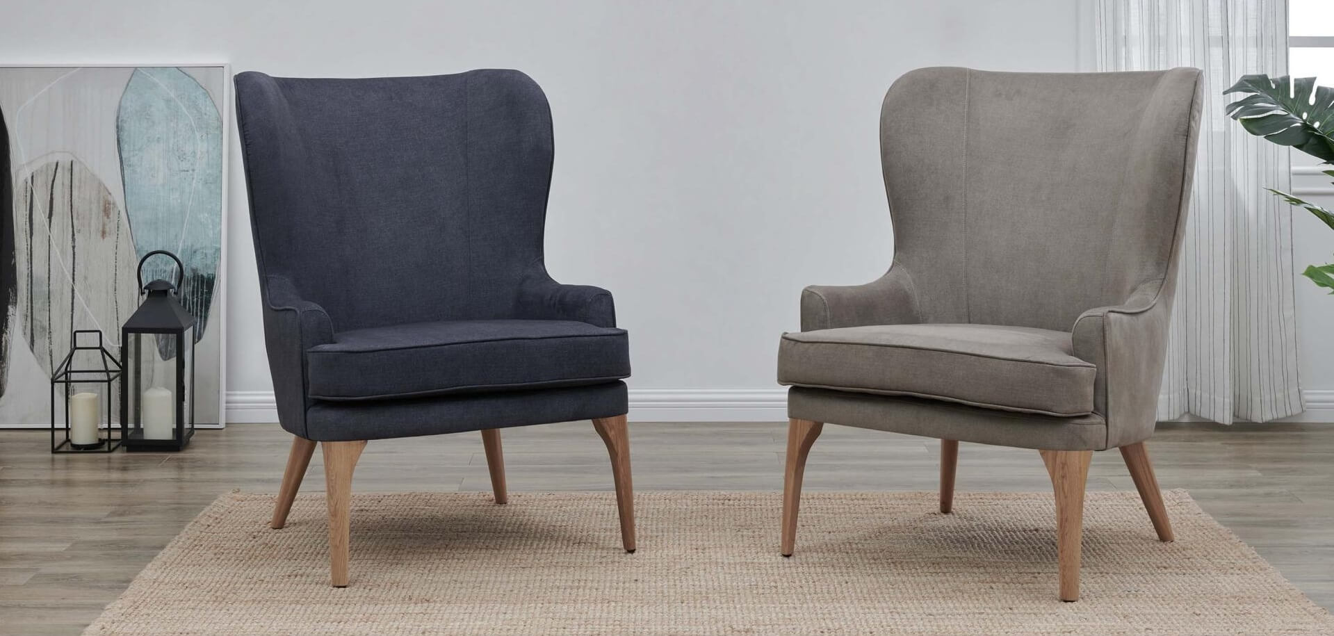 Bjorn KD Fabric Accent Chair
