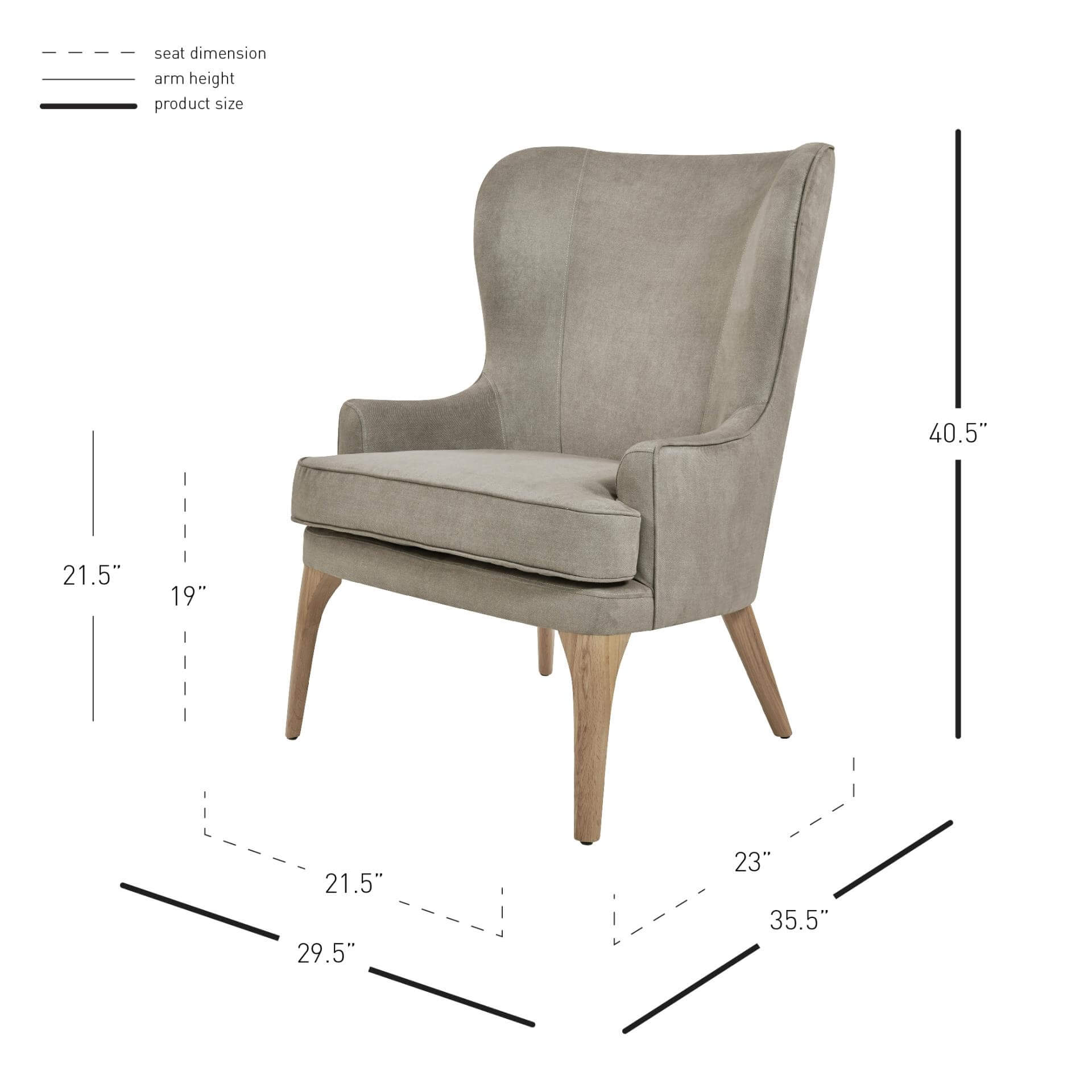 Bjorn KD Fabric Accent Chair