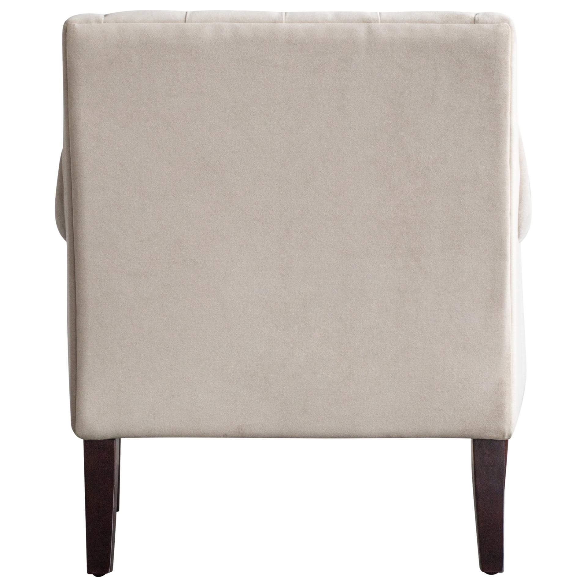 Marlene KD Velvet Fabric Tufted Accent Chair