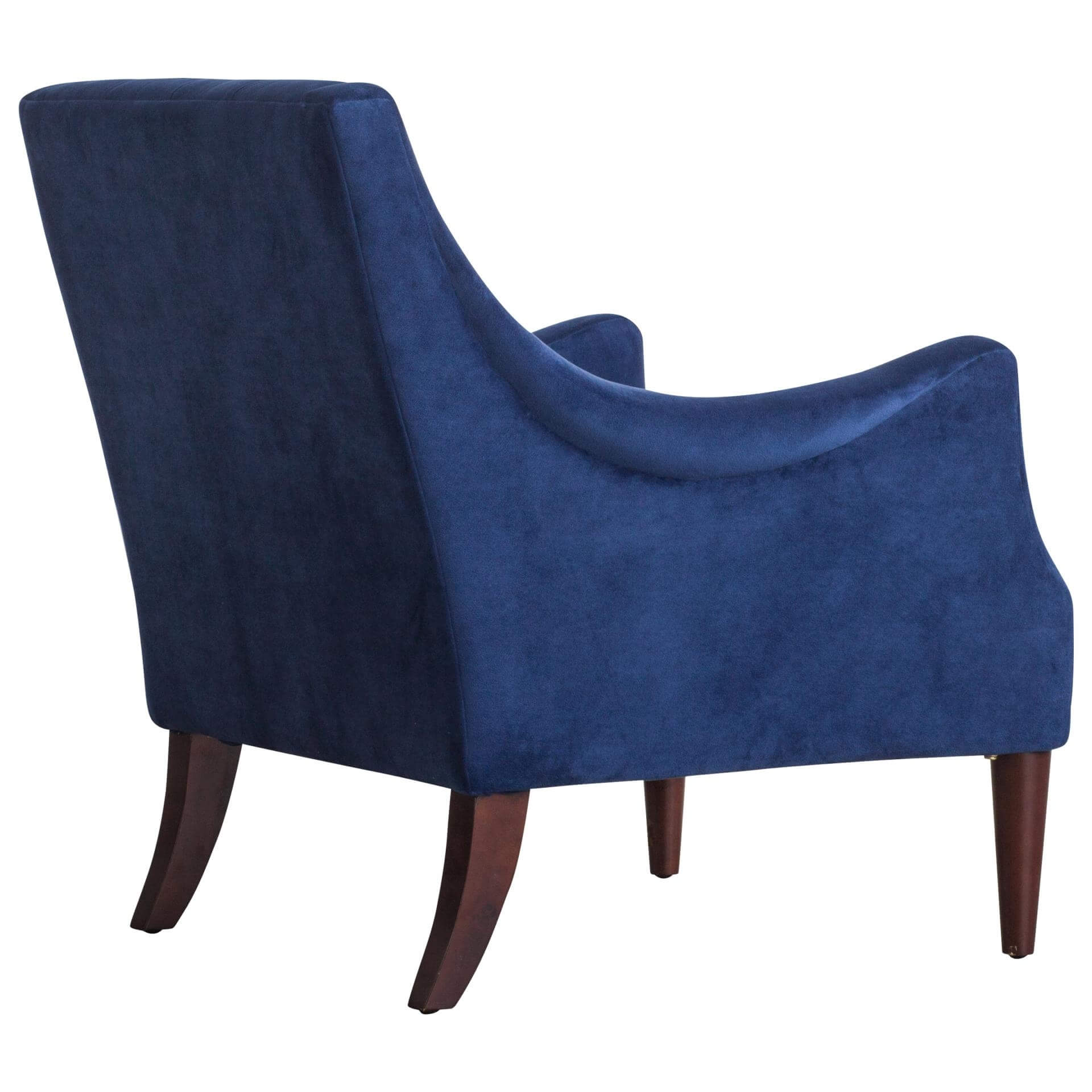 Marlene KD Velvet Fabric Tufted Accent Chair