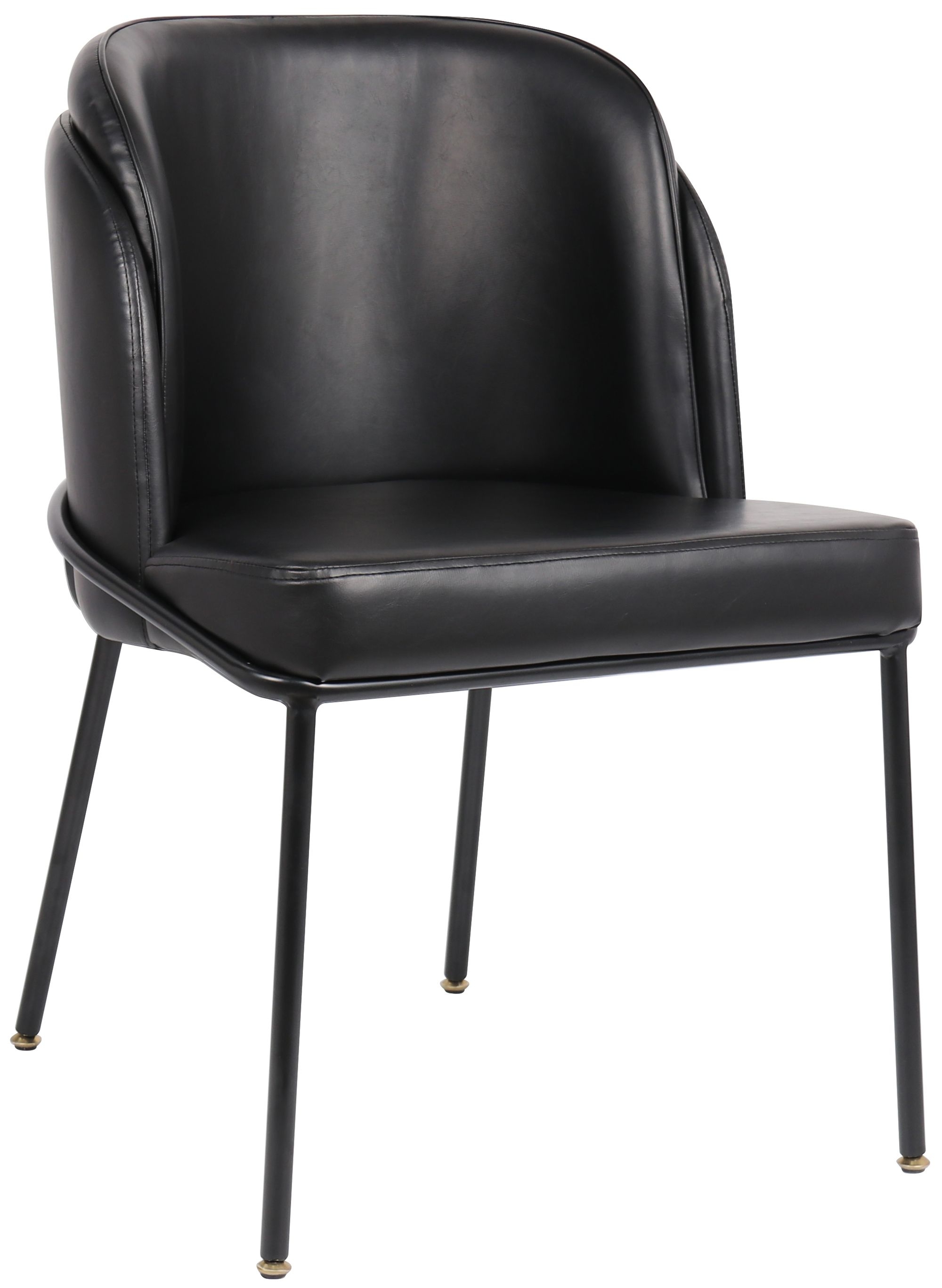 Jagger Faux Leather Dining Chair with Iron Legs