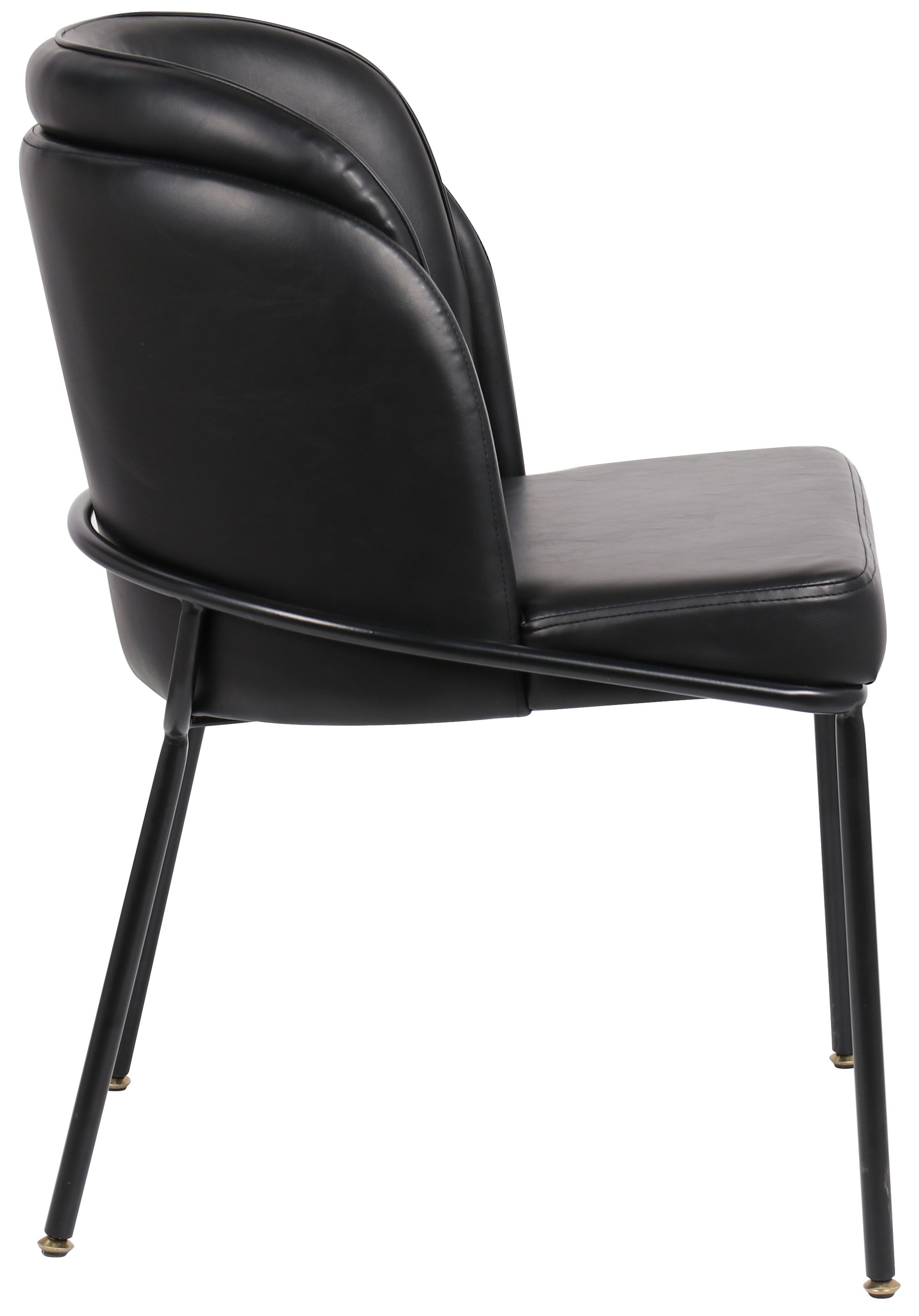 Jagger Faux Leather Dining Chair with Iron Legs