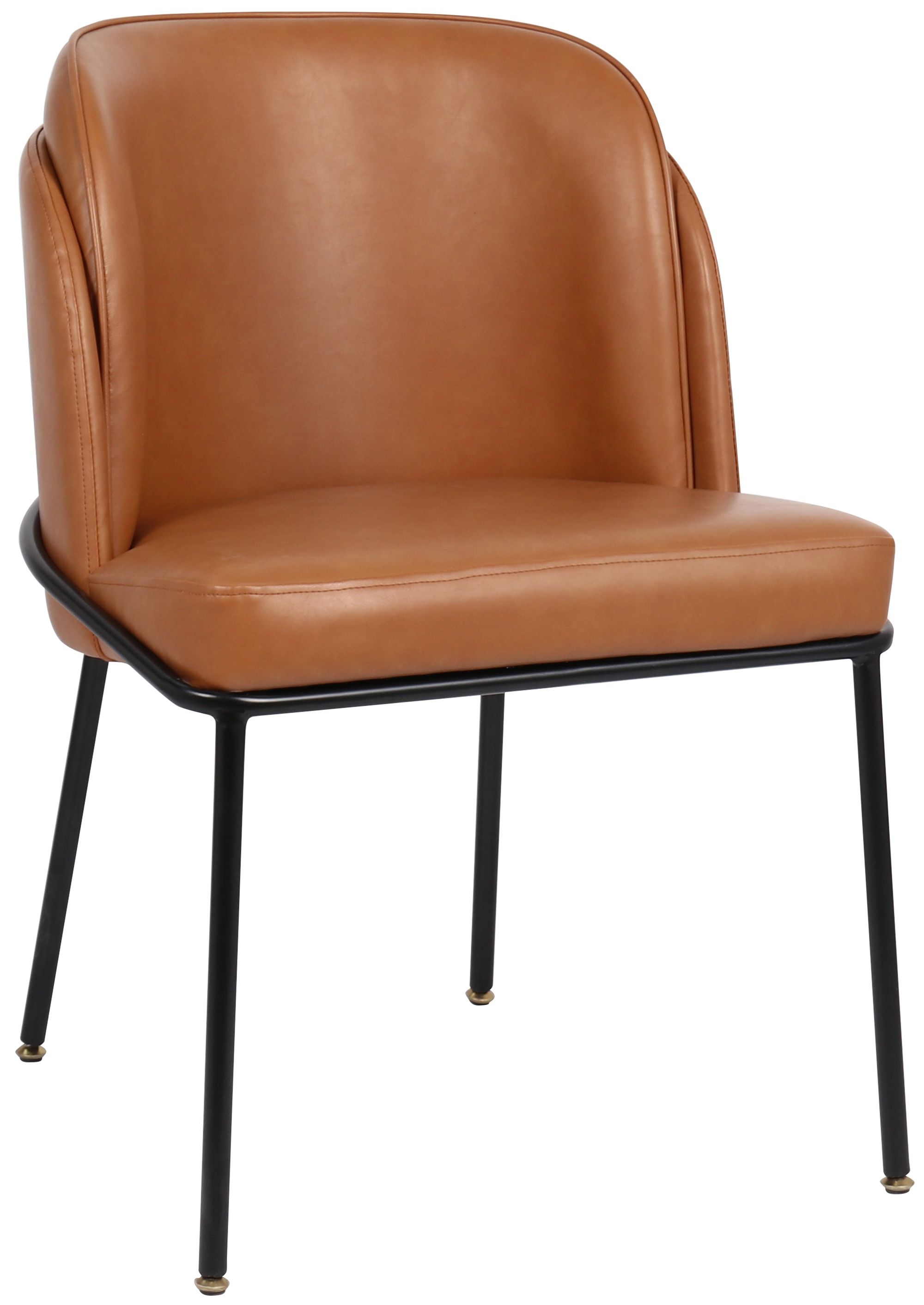 Jagger Faux Leather Dining Chair with Iron Legs