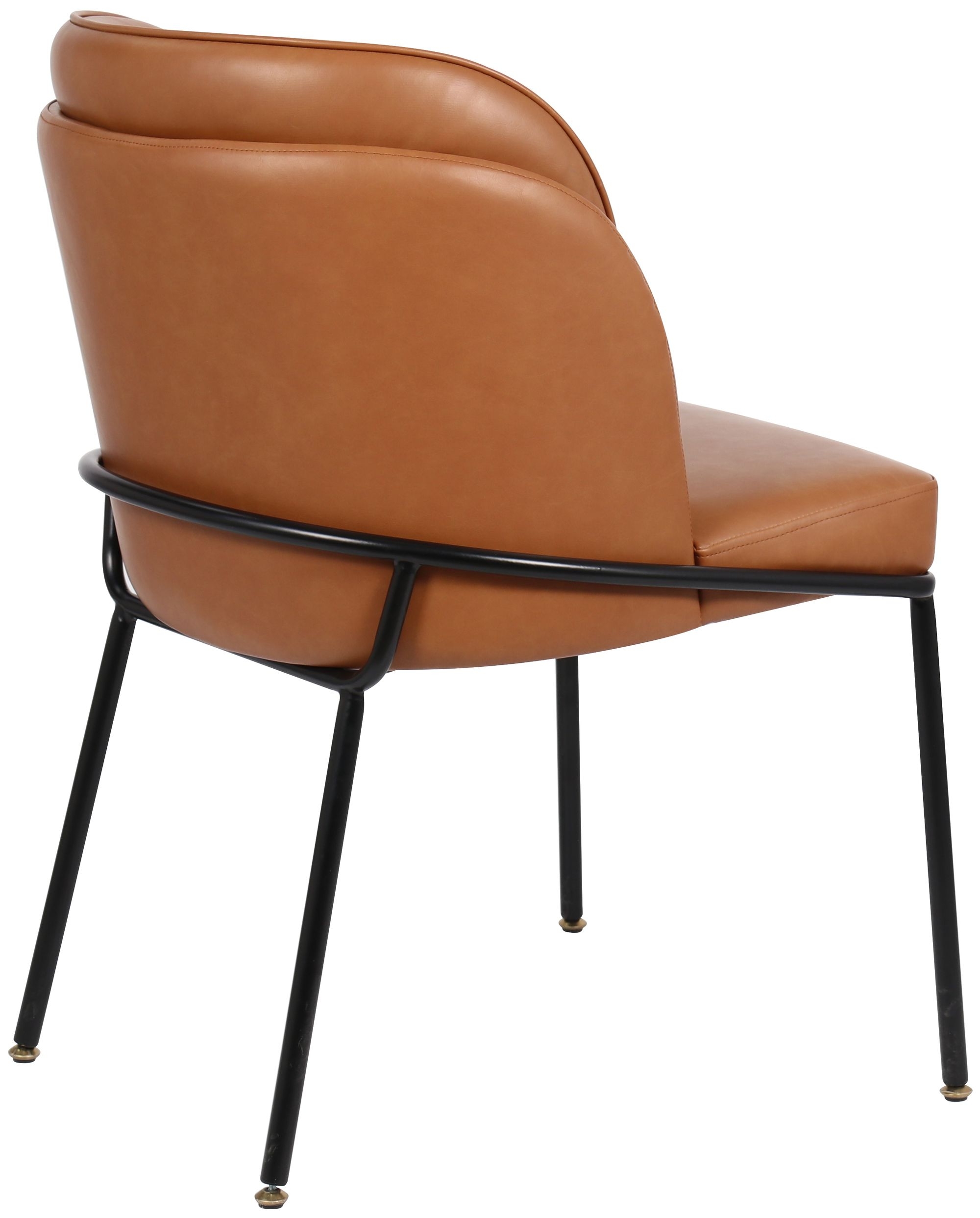 Jagger Faux Leather Dining Chair with Iron Legs