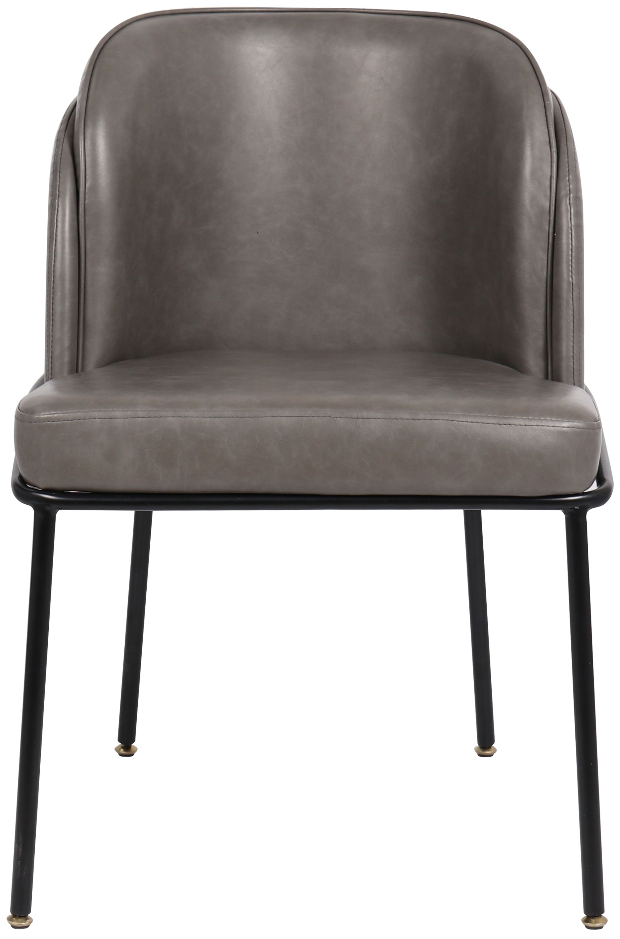 Jagger Faux Leather Dining Chair with Iron Legs